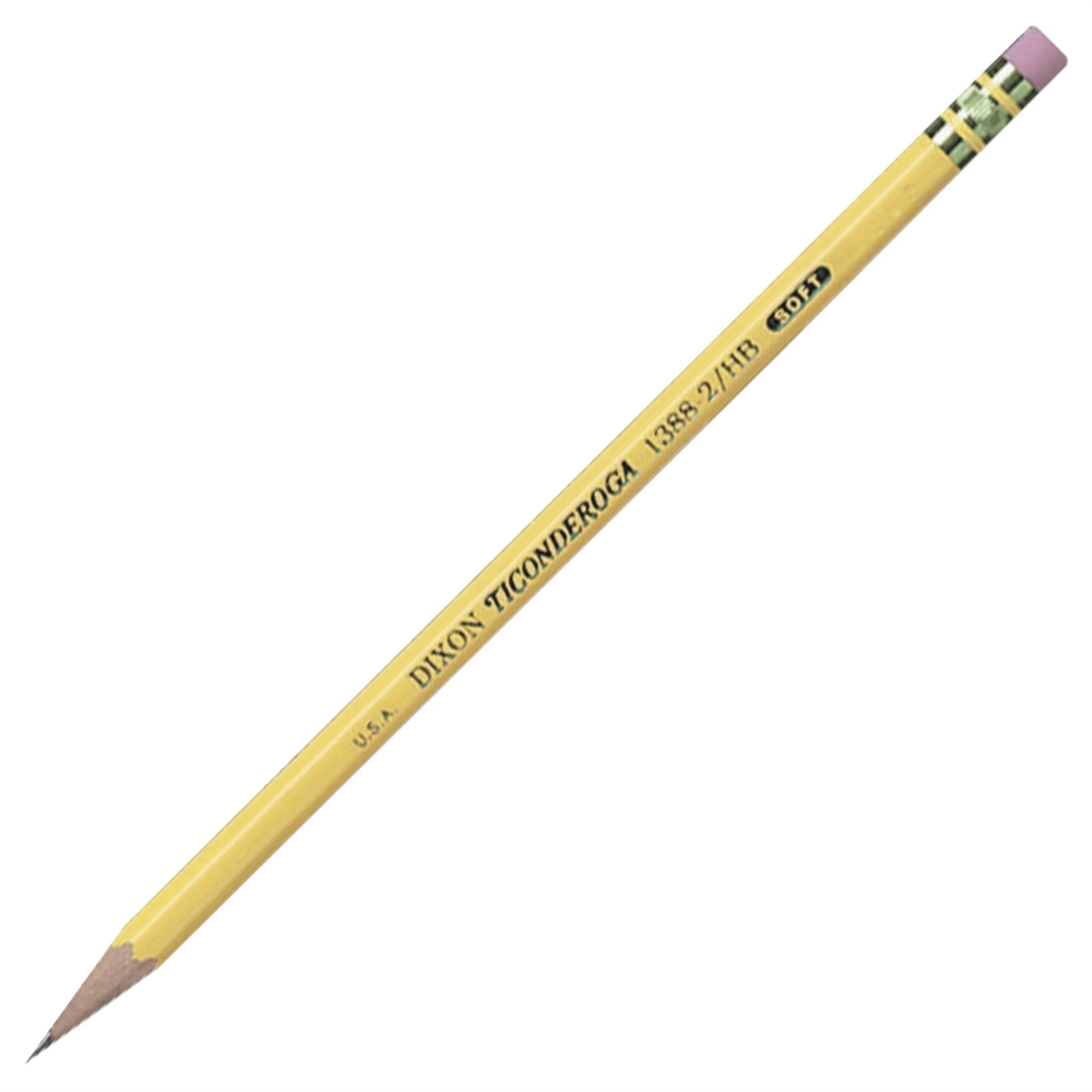 Ticonderoga No. 2 Pencil, Yellow Barrels, Pack Of 72