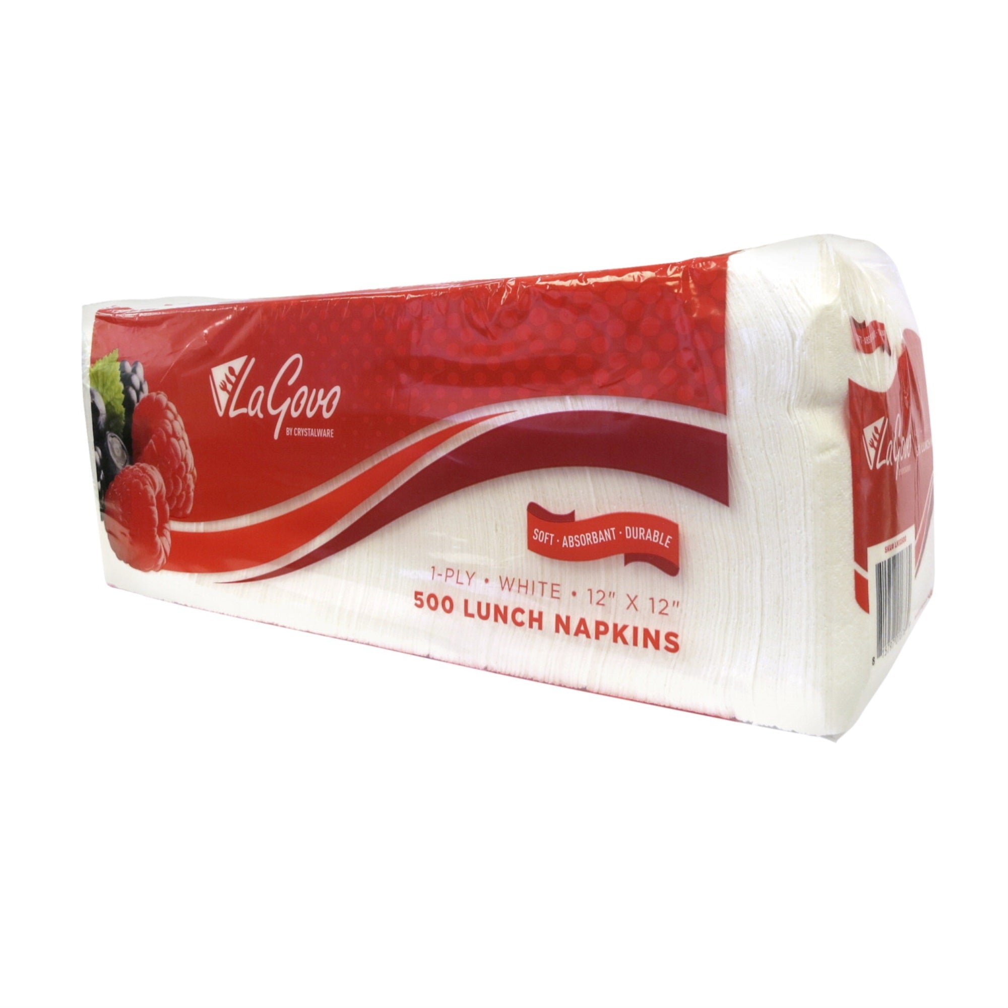 Lagovo Lunch Napkins, 1 Ply, Case Of 6000