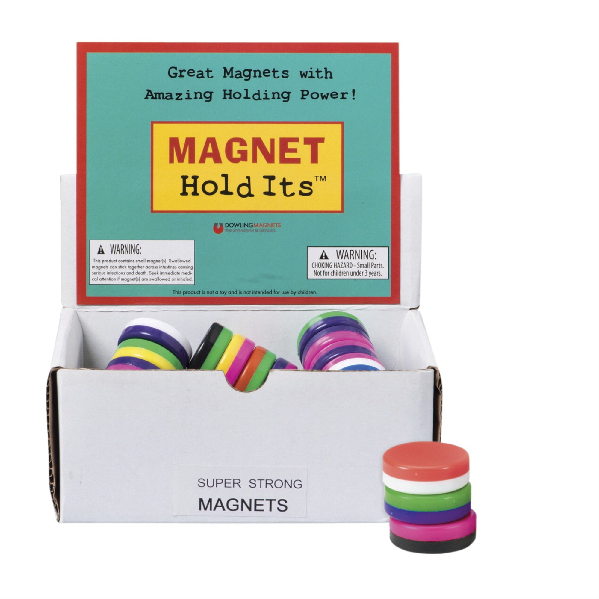 Dowling Magnets Hero Magnet, Big Button, Set Of 40
