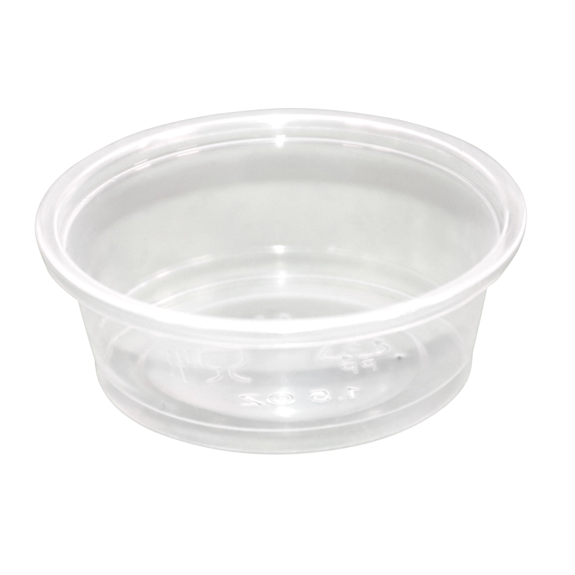 Crystalware Portion Cups, 1.5 Oz, Clear, Pack Of 100
