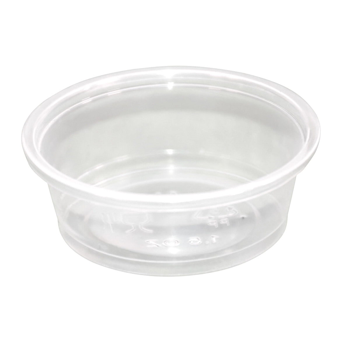 Crystalware Portion Cups, 1.5 Oz, Clear, Pack Of 100