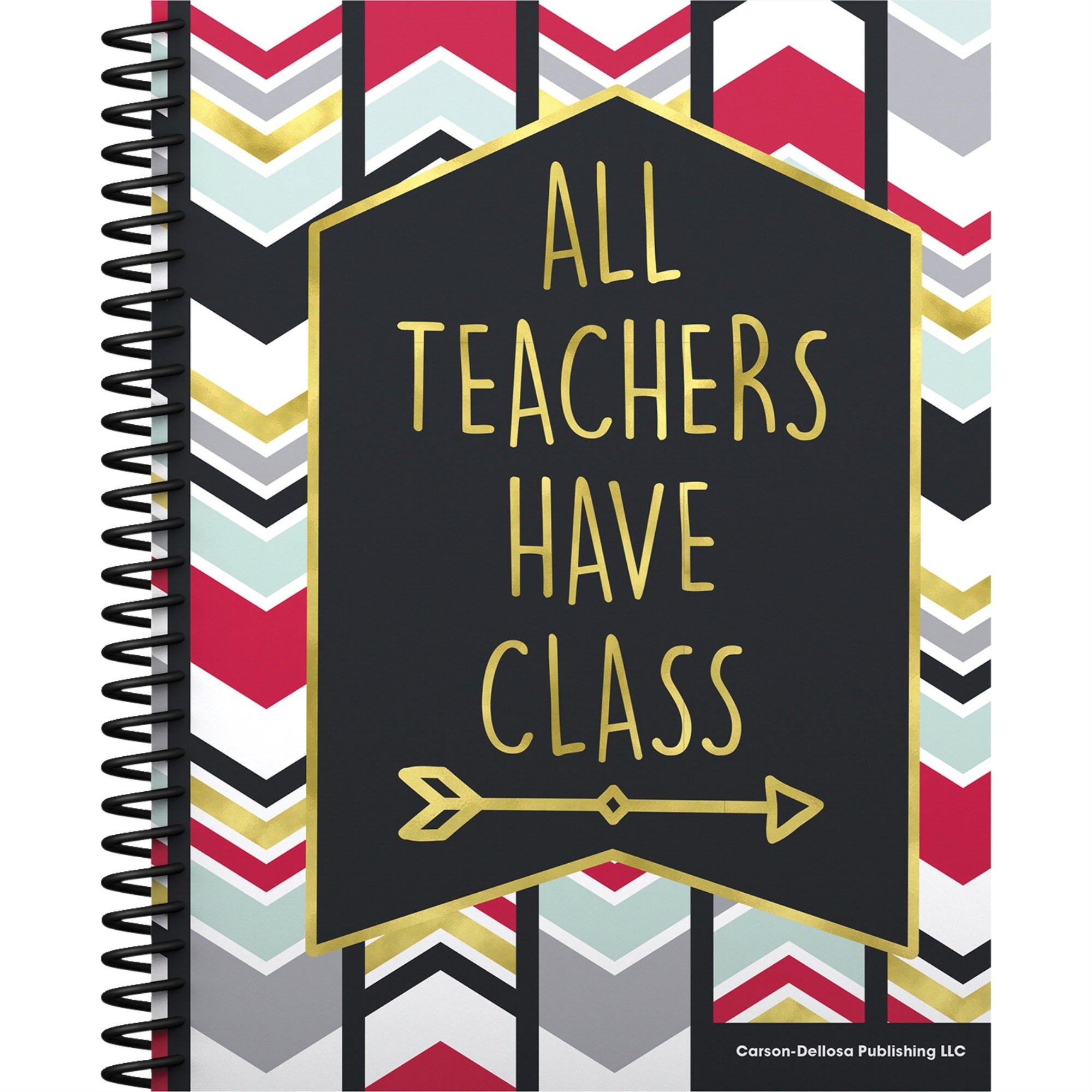 Carson Dellosa Aim High Teacher Planner Plan Book, 40 Weeks, 128 Pages, Includes 46 Stickers