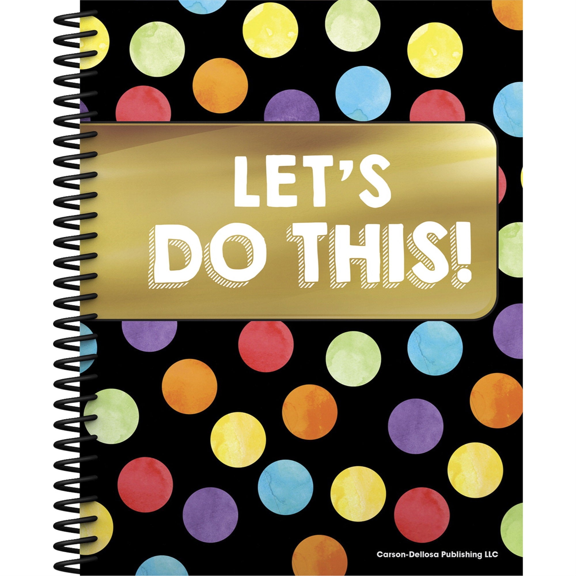 Carson Dellosa Celebrate Learning Teacher Planner Plan Book, 40 weeks, 128 pages, Includes 46 Stickers