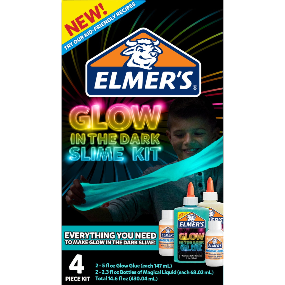 Elmer'S Glow In The Dark Slime Kit