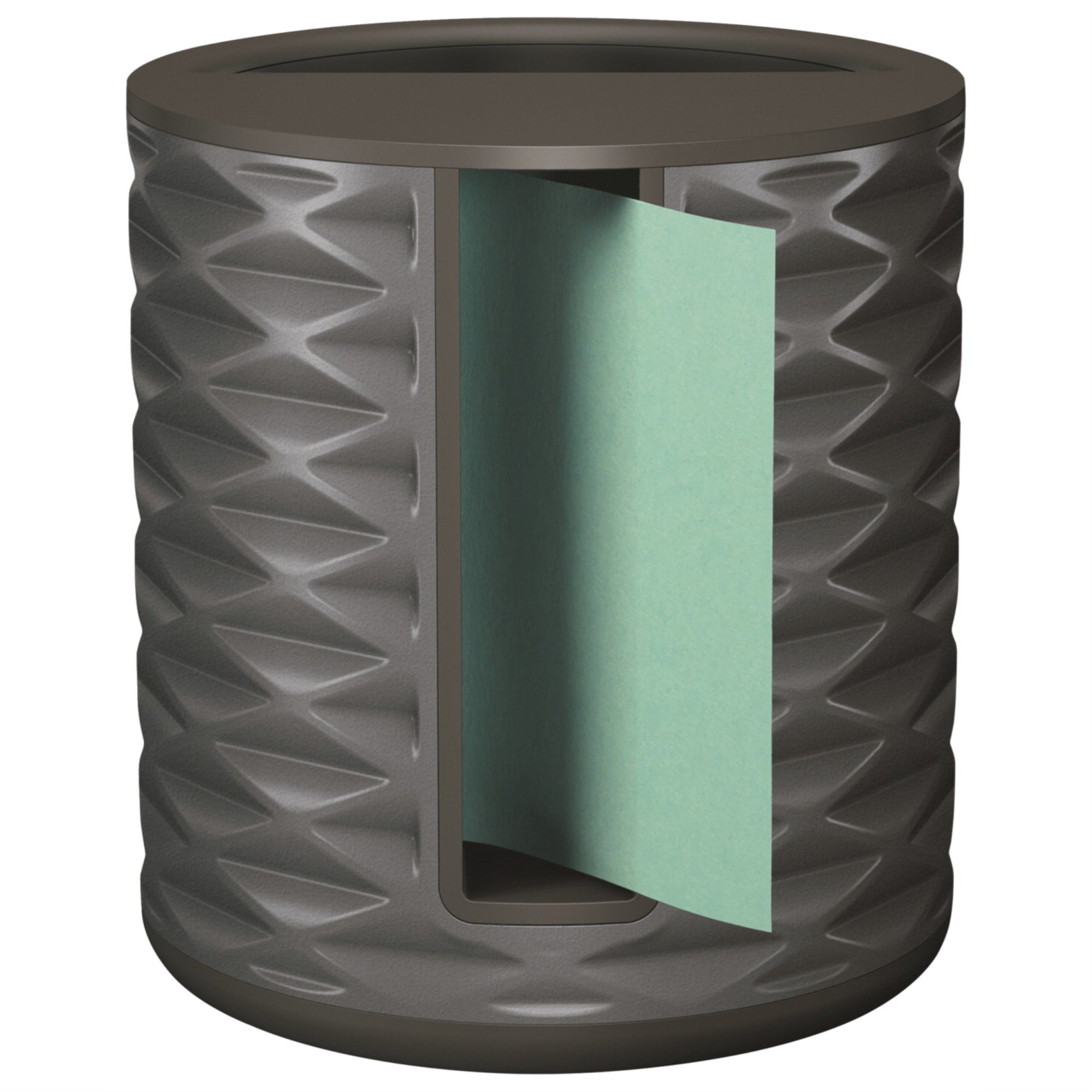 Post-It Note Vertical Dispenser For 3 X 3 Inches Notes, Black Top