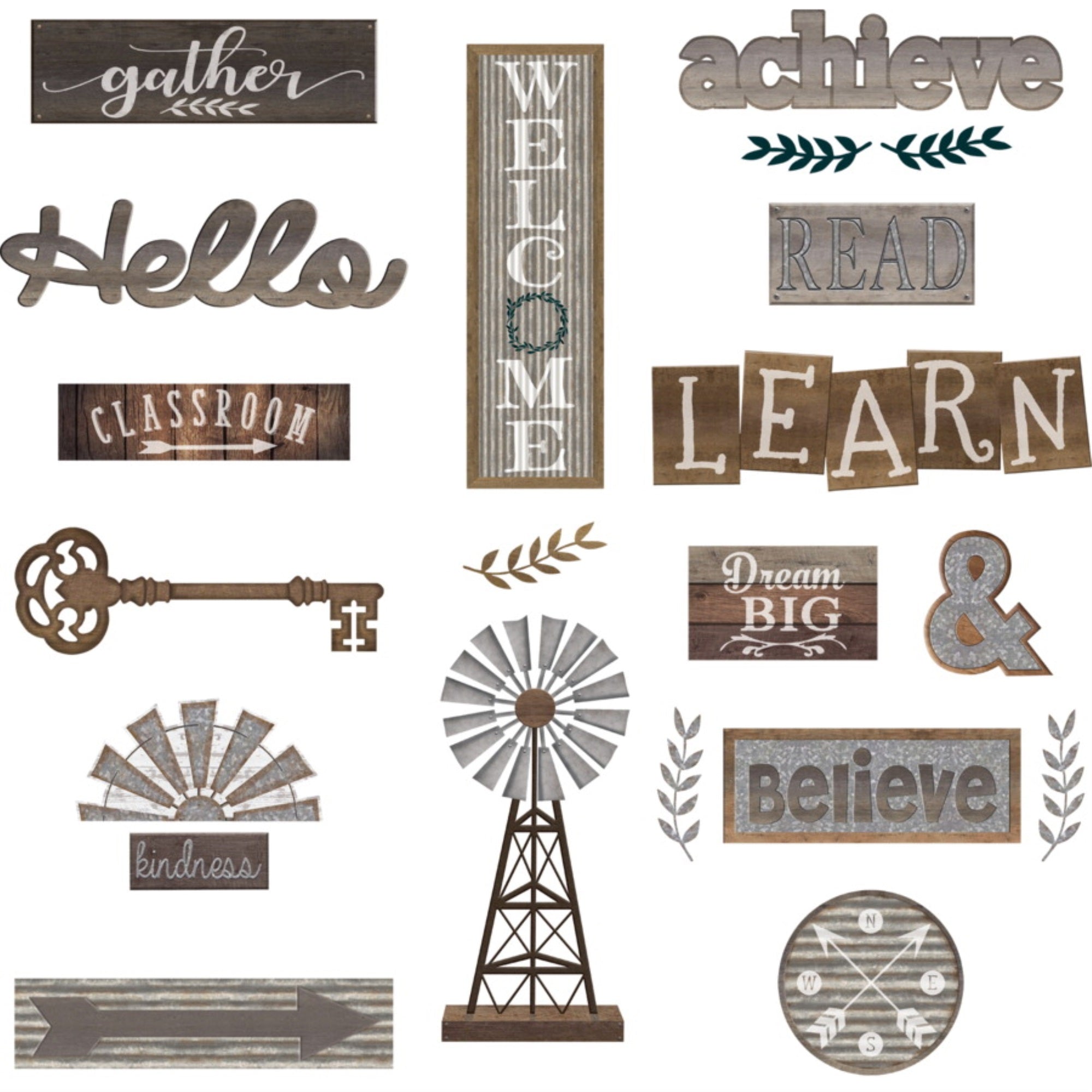 Teacher Created Resources Home Sweet Classroom Bulletin Board Wall Decor, 24 Pieces