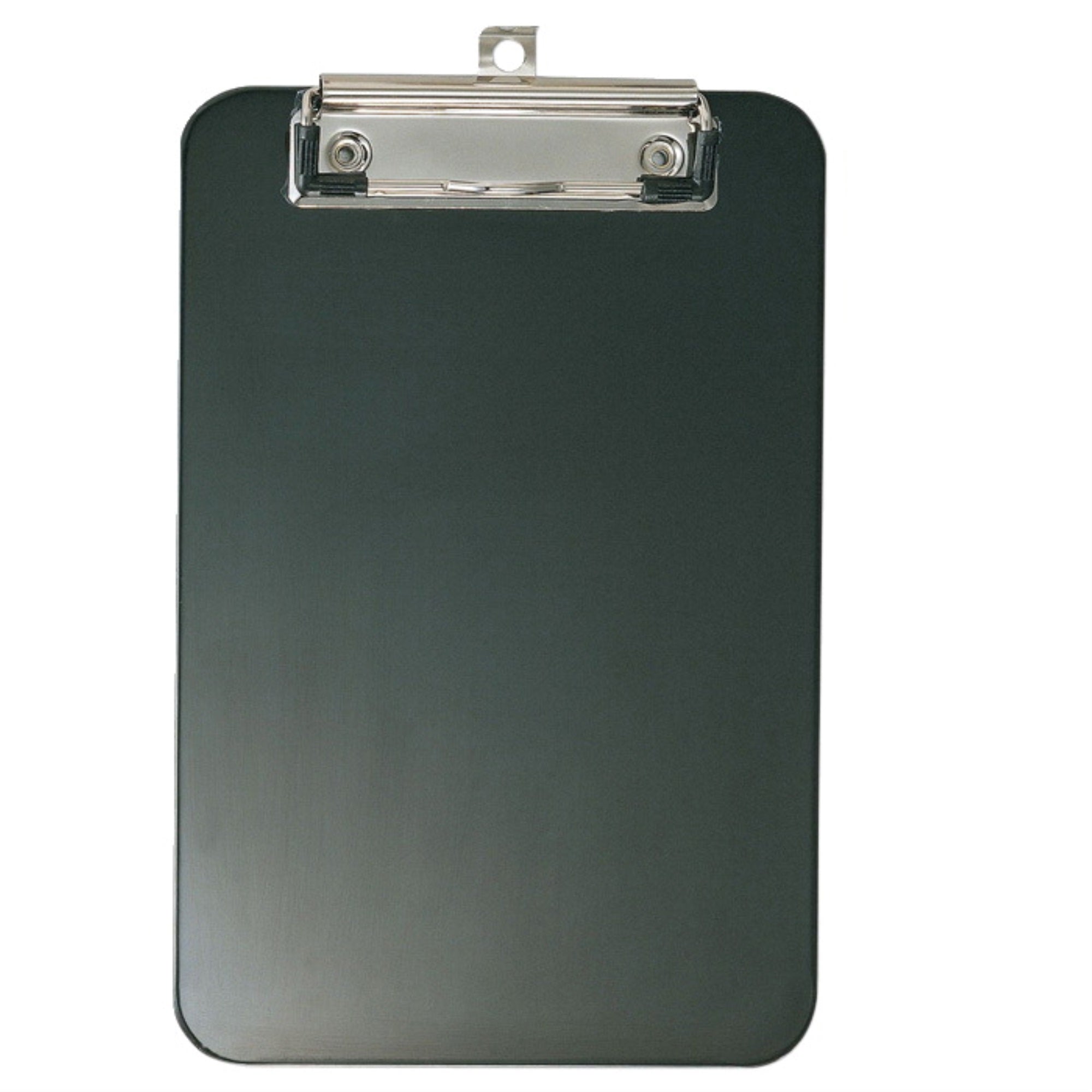 Officemate Plastic Clipboard, Memo Size, 6 X 9 X 1/2 Inches, Black