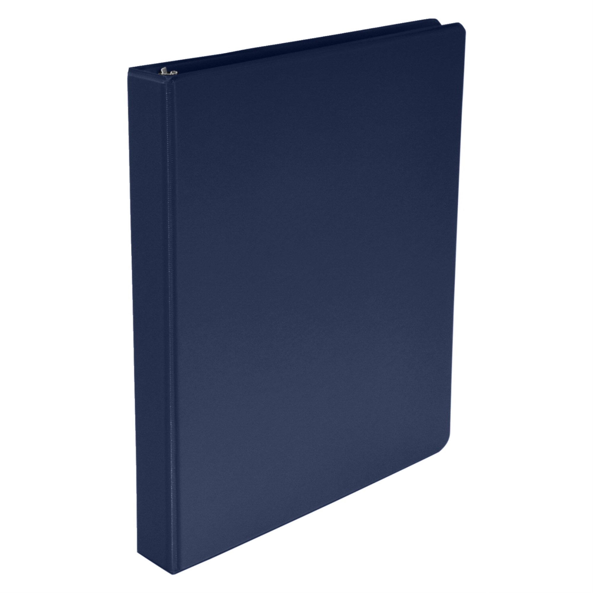 School Smart Polypropylene D-Ring Binder, 1 Inch, Blue