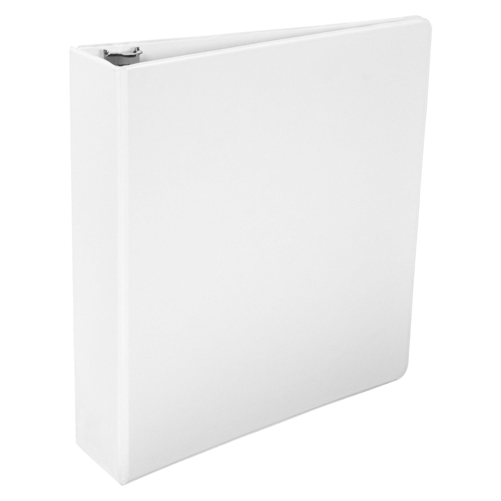 School Smart Polypropylene D-Ring Binder, 2 Inches, White