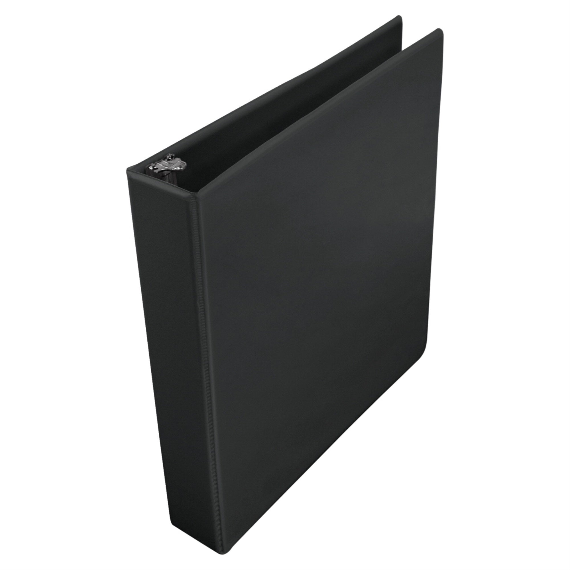 School Smart Polypropylene D-Ring View Binder, 1-1/2 Inches, Black