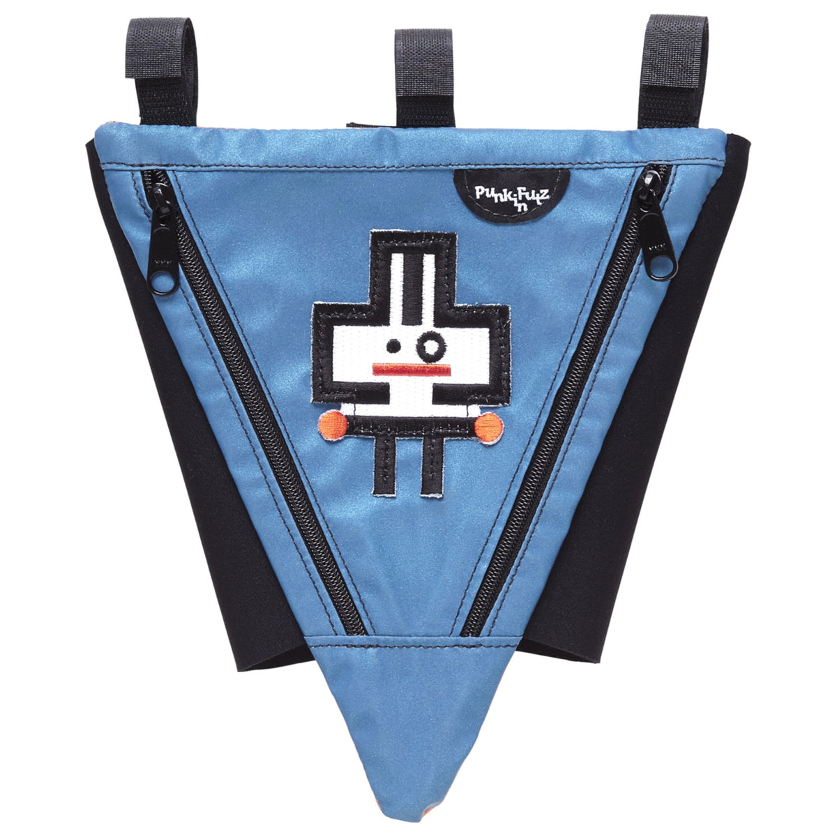 Punkinfutz Punkinpie Accessible Bag, Blue/Orange Robbit