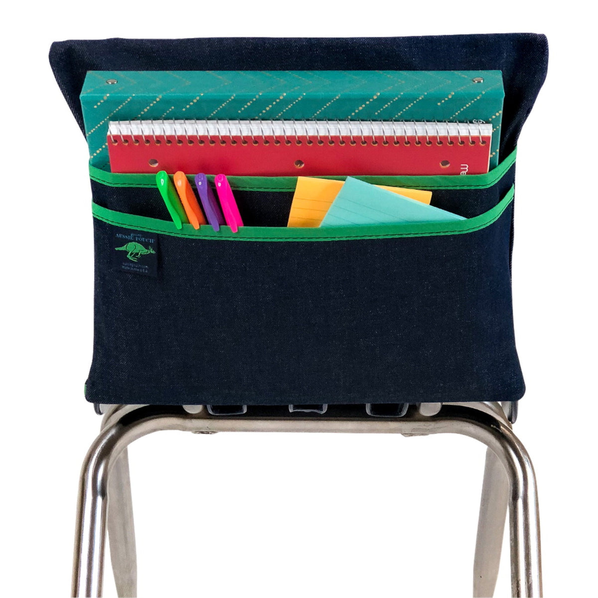 Aussie Pouch Chair Pocket, Double Pockets, 19 Inches, Extra Large, Gre ...