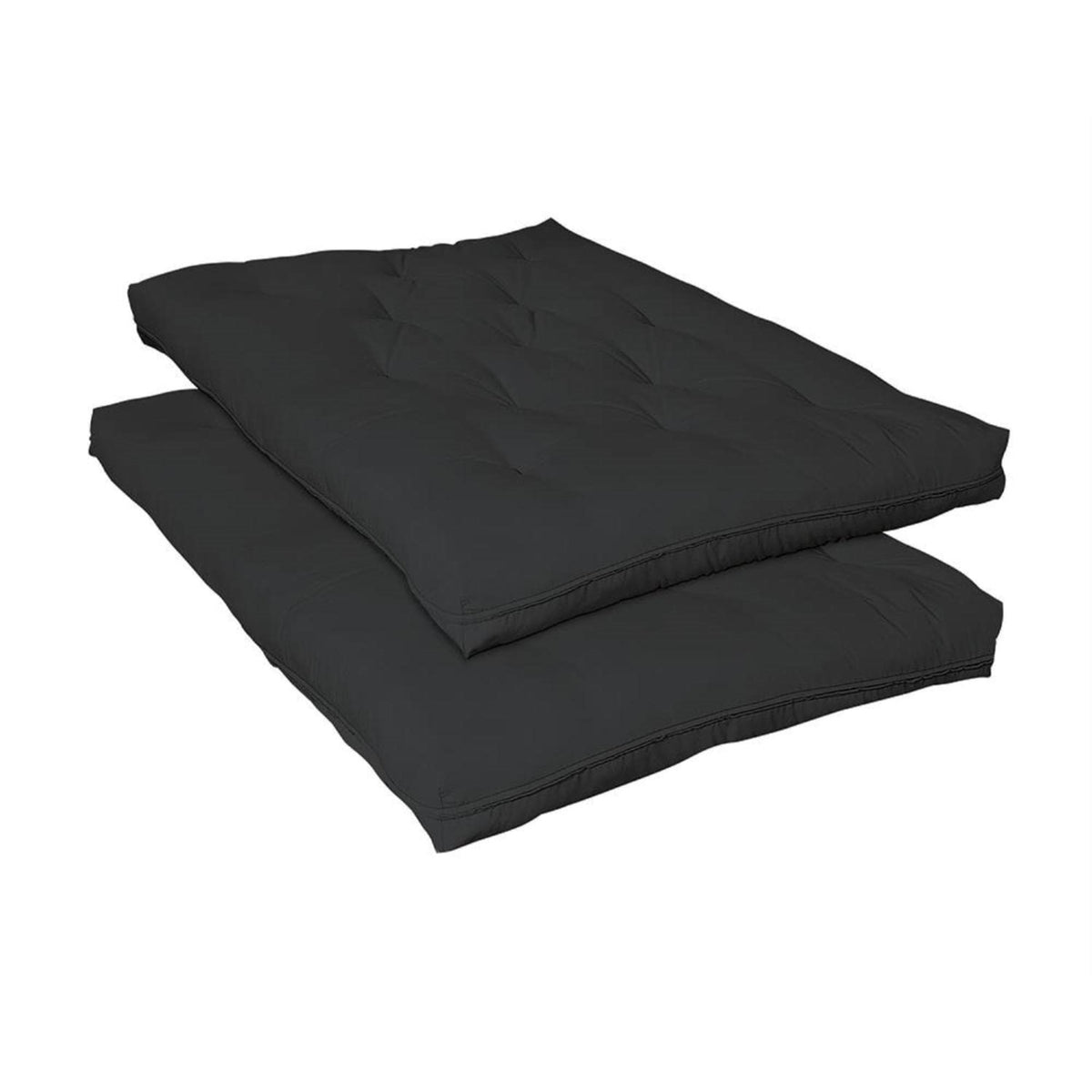 9 Deluxe Innerspring Futon Pad Black