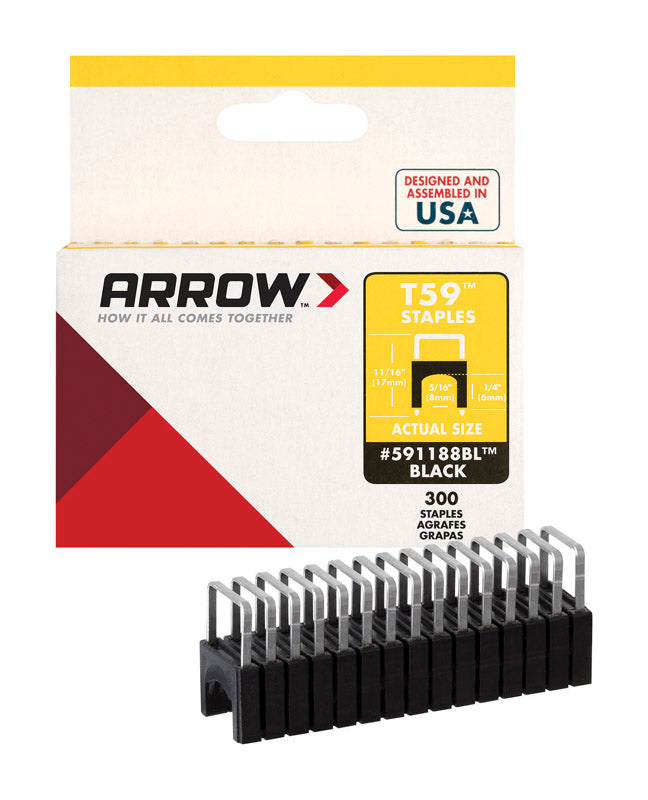 Staple Insul Blk5/16B300 (Pack Of 1)