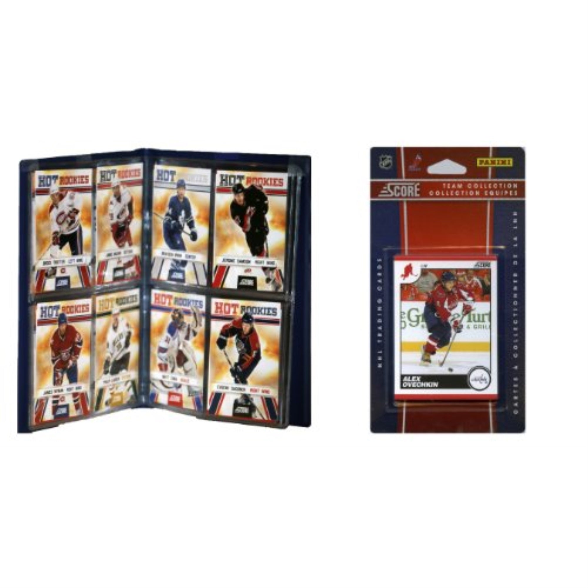 NHL Washington Capitals Licensed 2010 Score Team Set and Storage Album