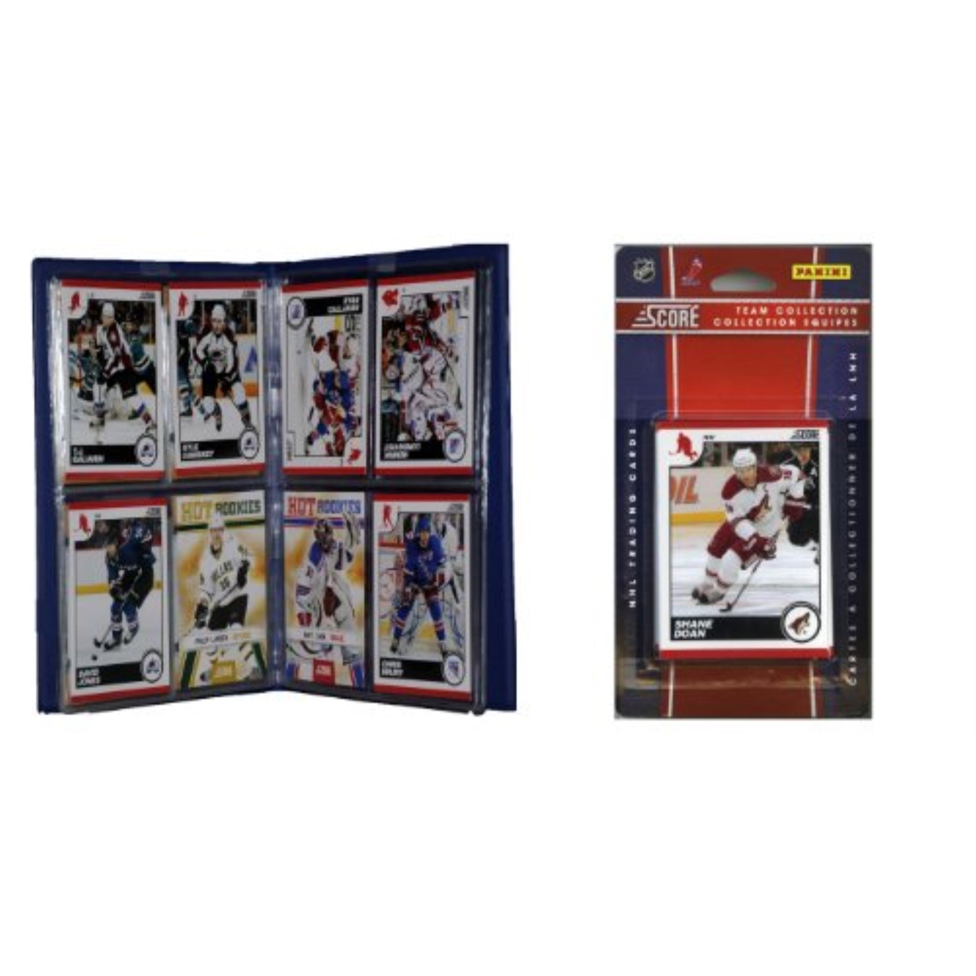 NHL Phoenix Coyotes Licensed 2010 Score Team Set and Storage Album