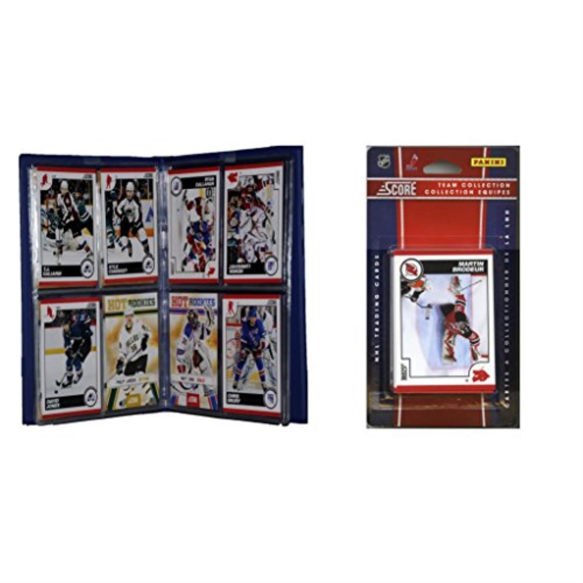 NHL New Jersey Devils Licensed 2010 Score Team Set and Storage Album