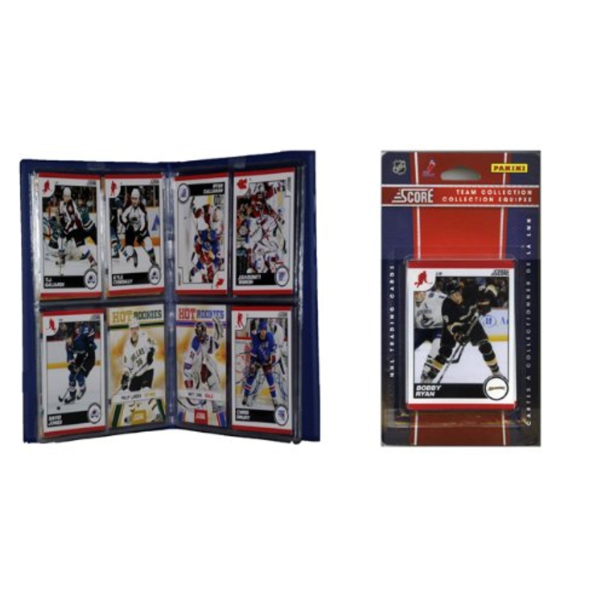 NHL Anaheim Ducks Licensed 2010 Score Team Set and Storage Album