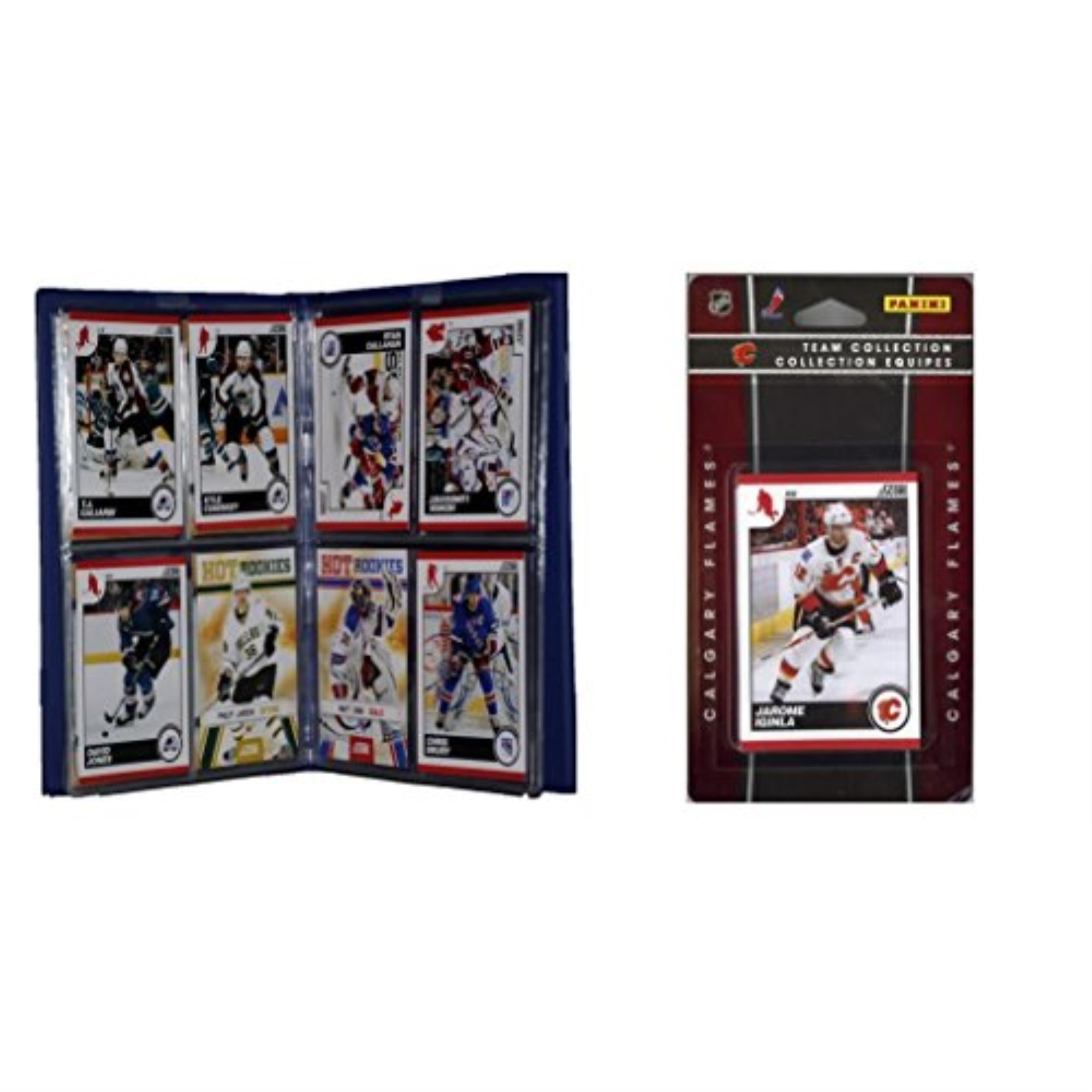 NHL Calgary Flames Licensed 2010 Score Team Set and Storage Album