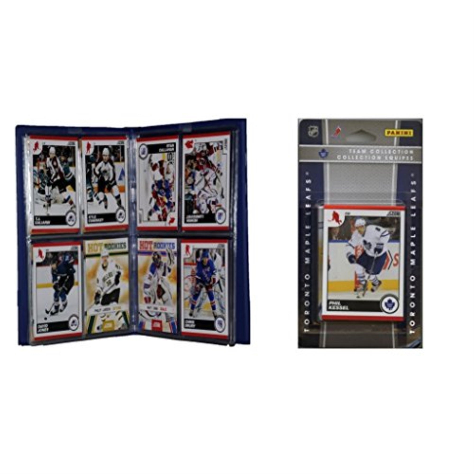 NHL Toronto Maple Leafs Licensed 2010 Score Team Set and Storage Album