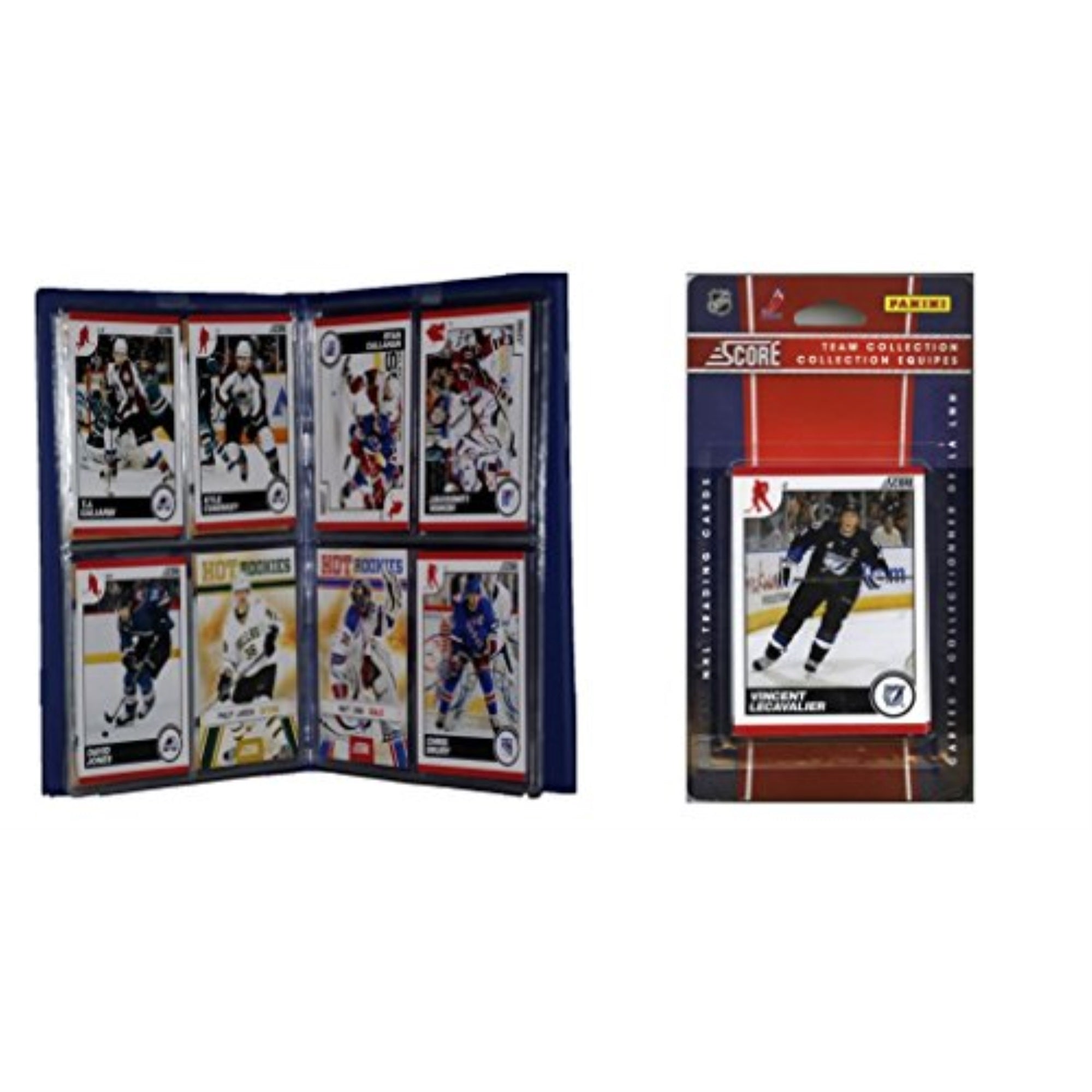 NHL Tampa Bay Lightning Licensed 2010 Score Team Set and Storage Album