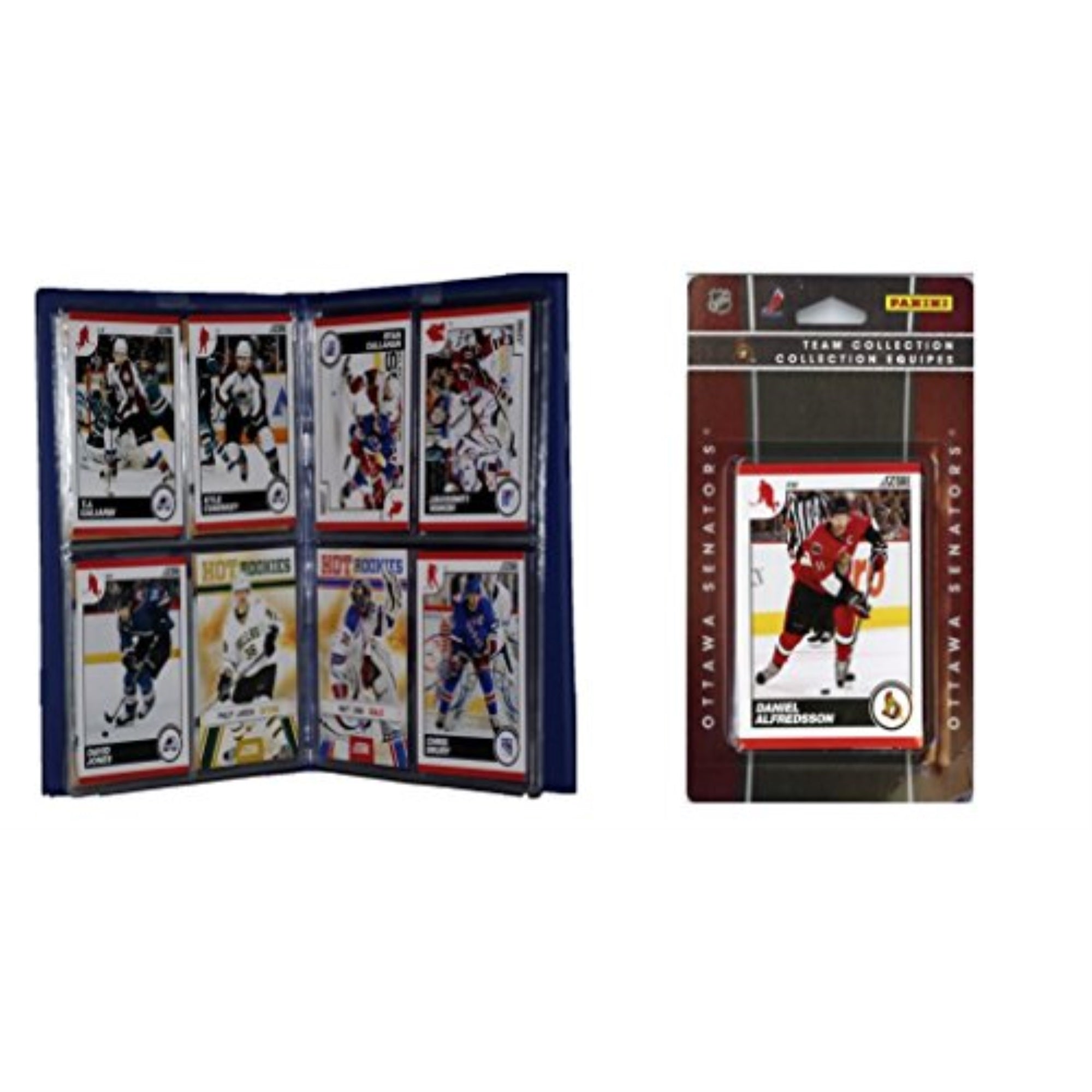 NHL Ottawa Senators Licensed 2010 Score Team Set and Storage Album