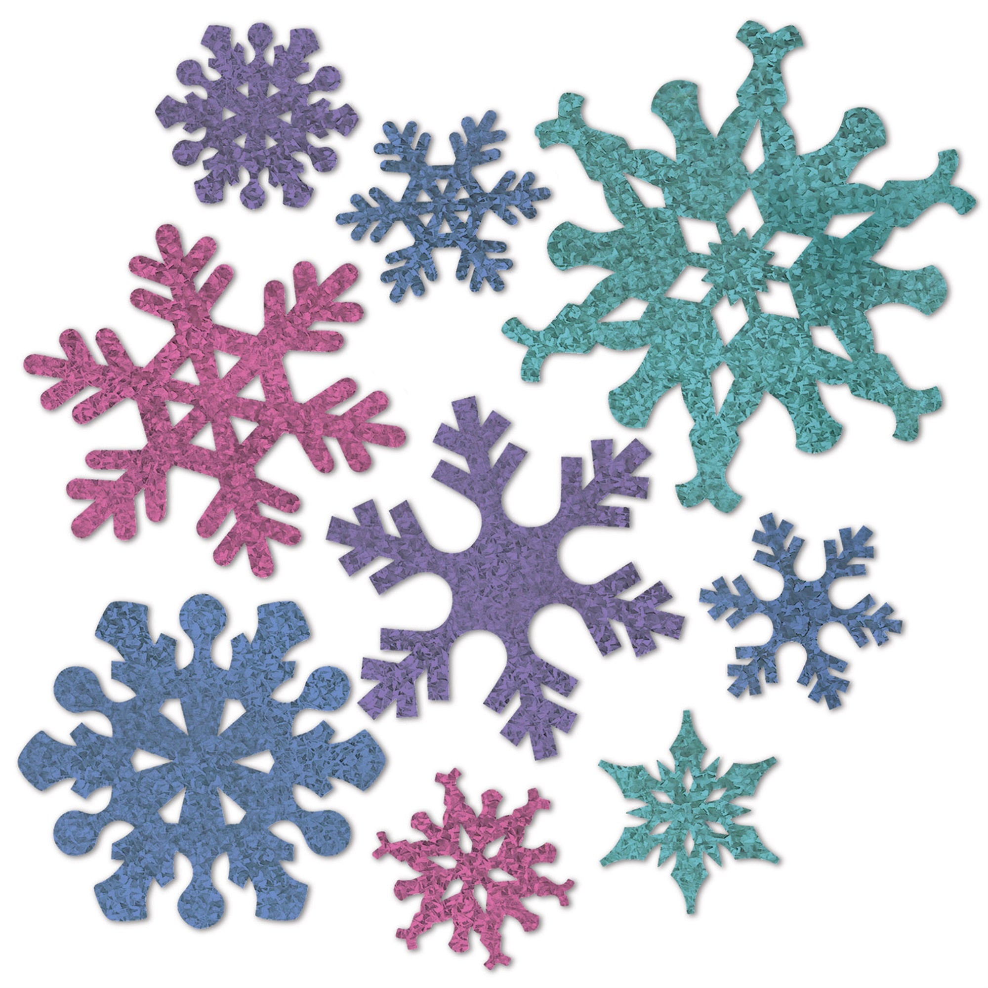 Snowflake Cutouts, (Pack Of 12)