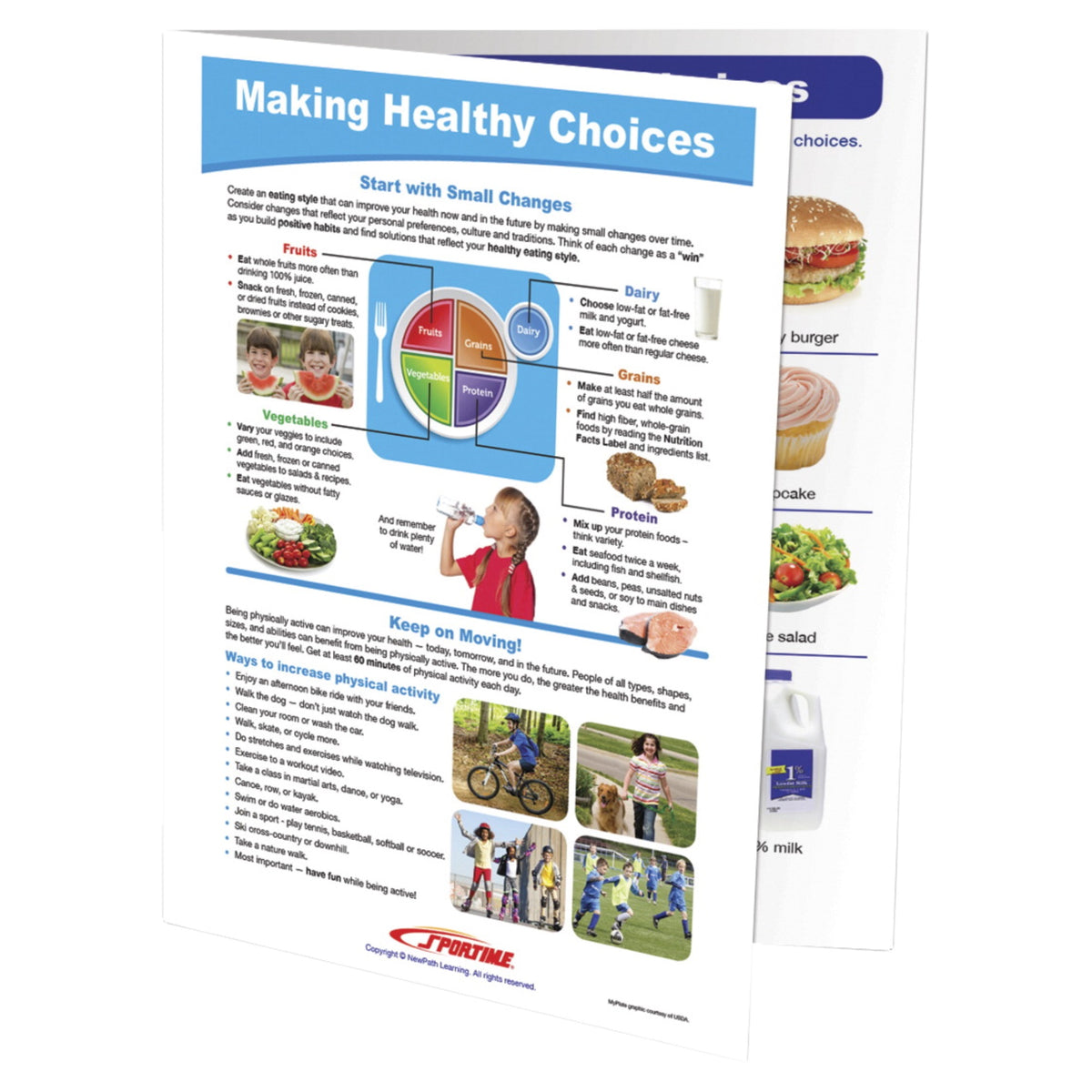 Sportime Making Healthy Decisions Visual Learning Guide, 4 Pages, Grades 5 To 9