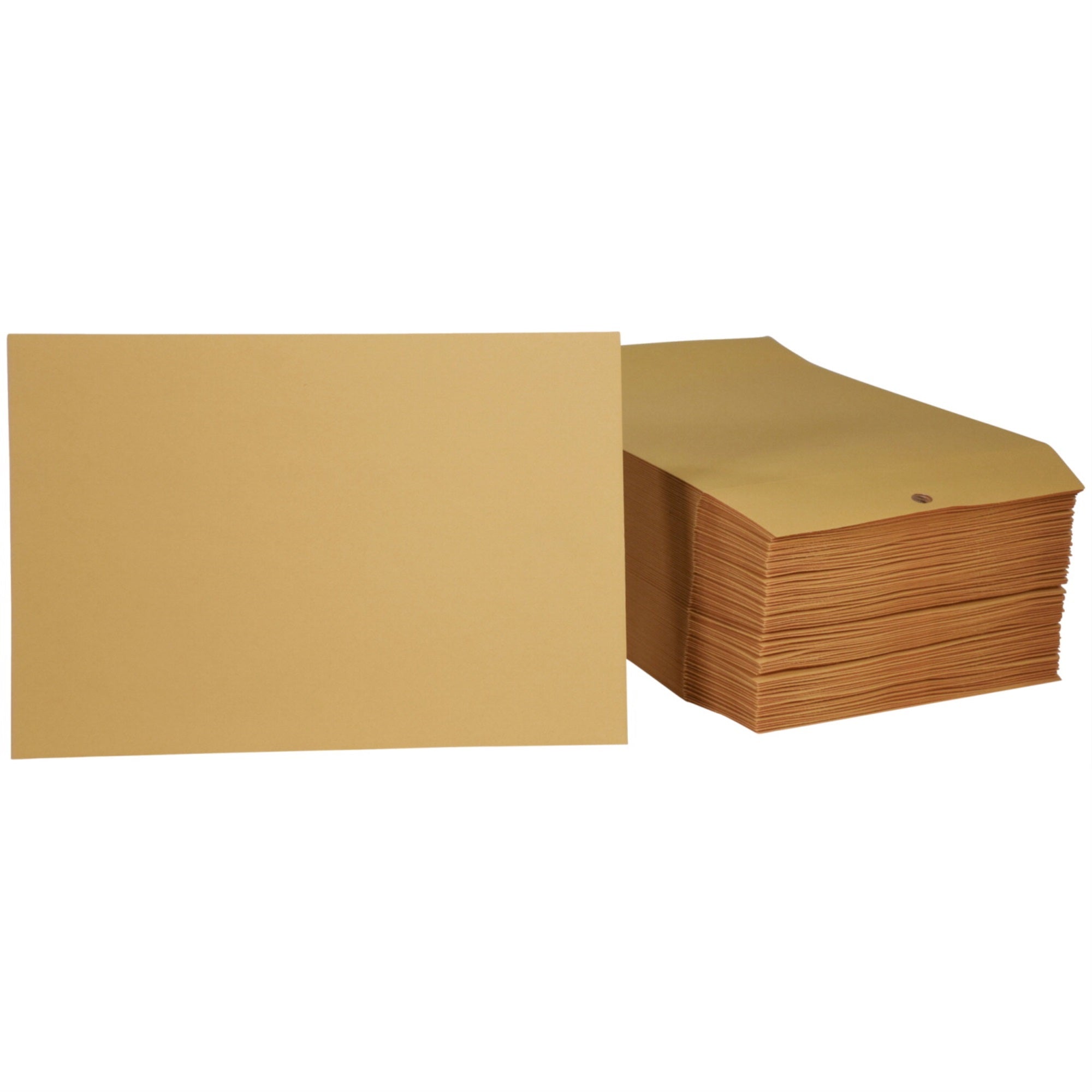 School Smart Kraft Envelopes With Clasp, 6-1/2 X 9-1/2 Inches, Pack Of 100