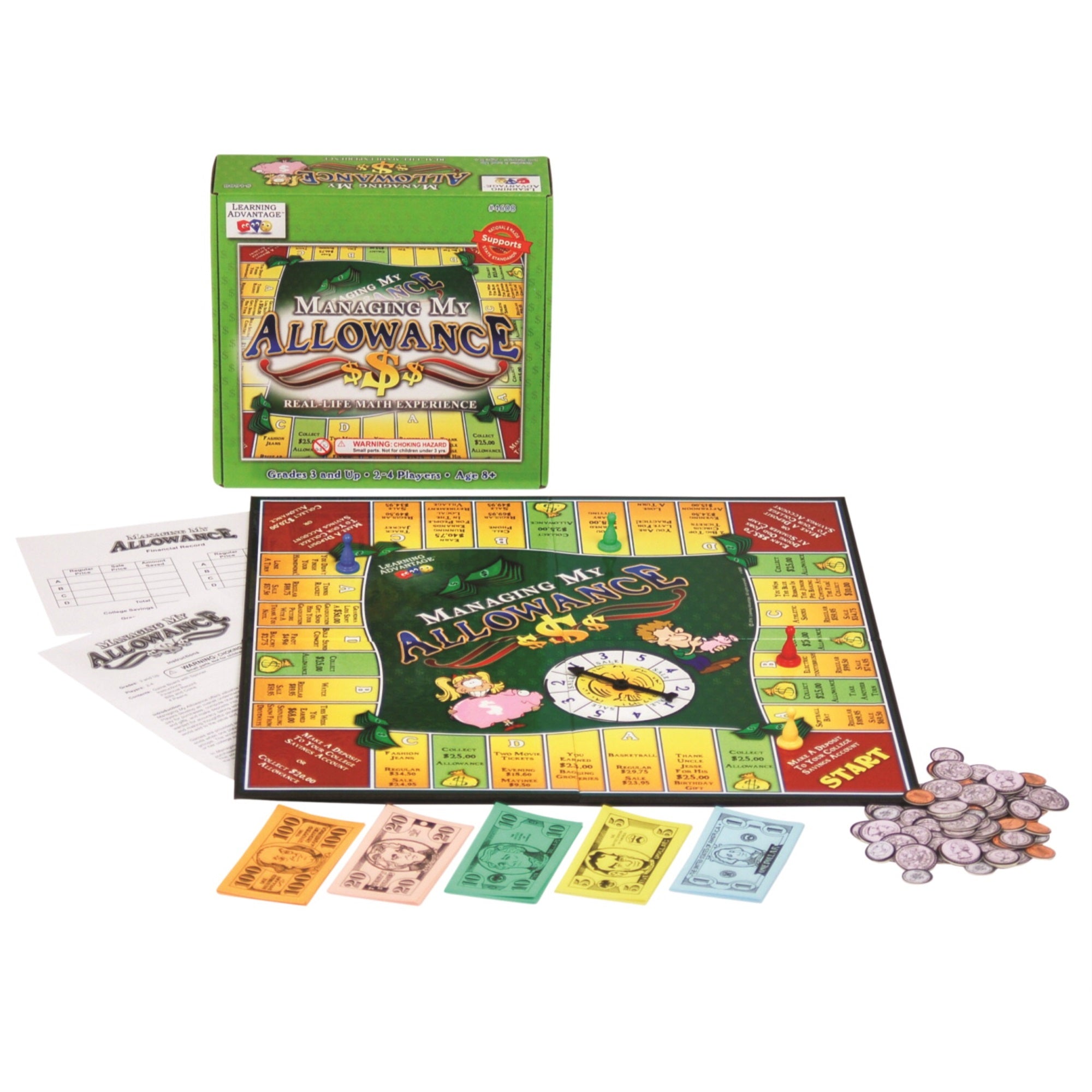 Learning Advantage Managing My Allowance Money Game
