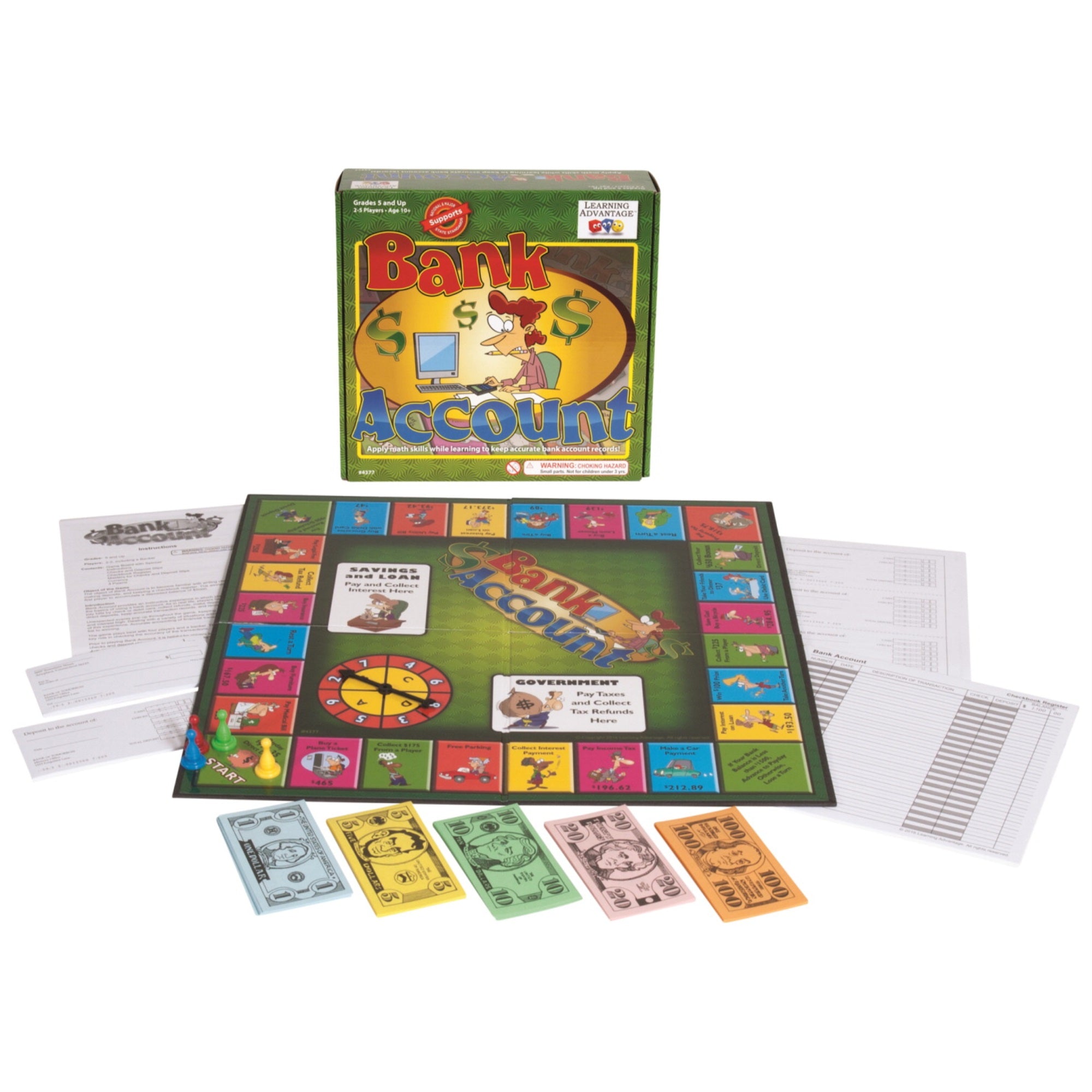 Learning Advantage Bank Account Money Game