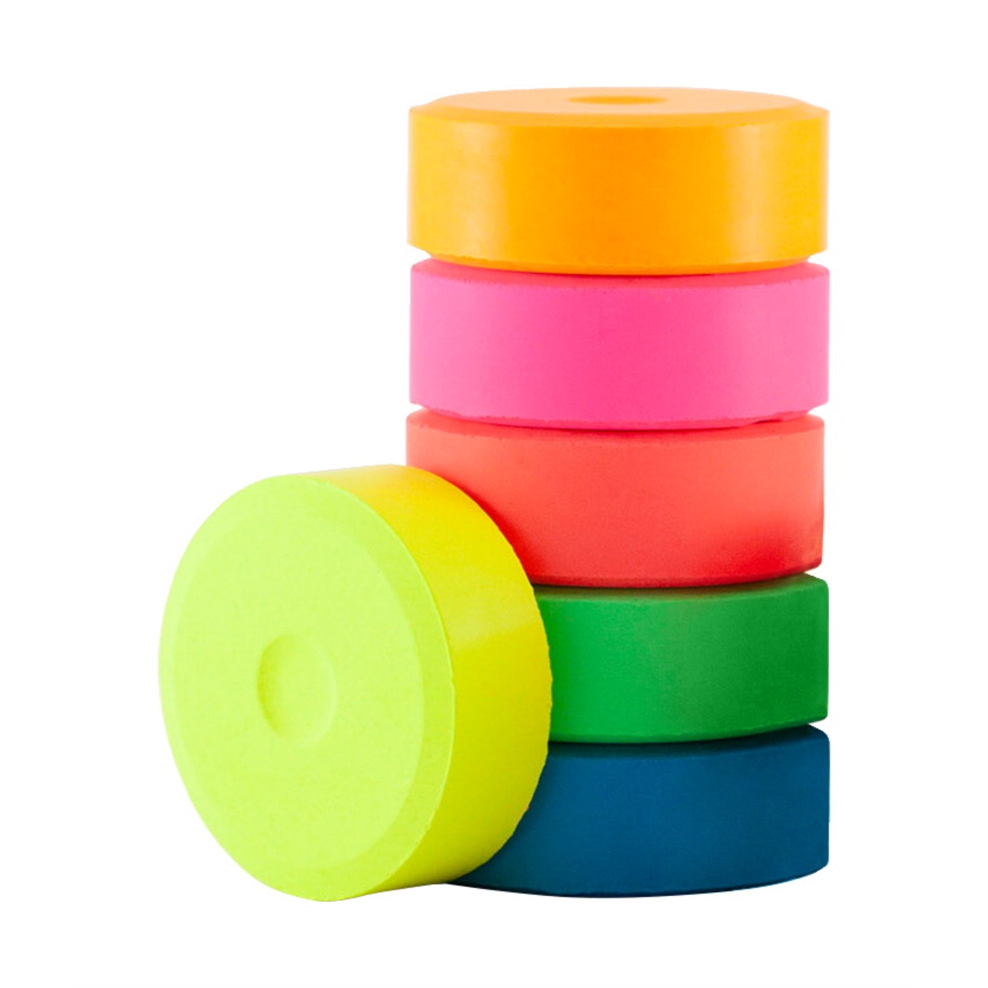 Jack Richeson Small Tempera Cake Refills, Fluorescent Color, Set Of 6