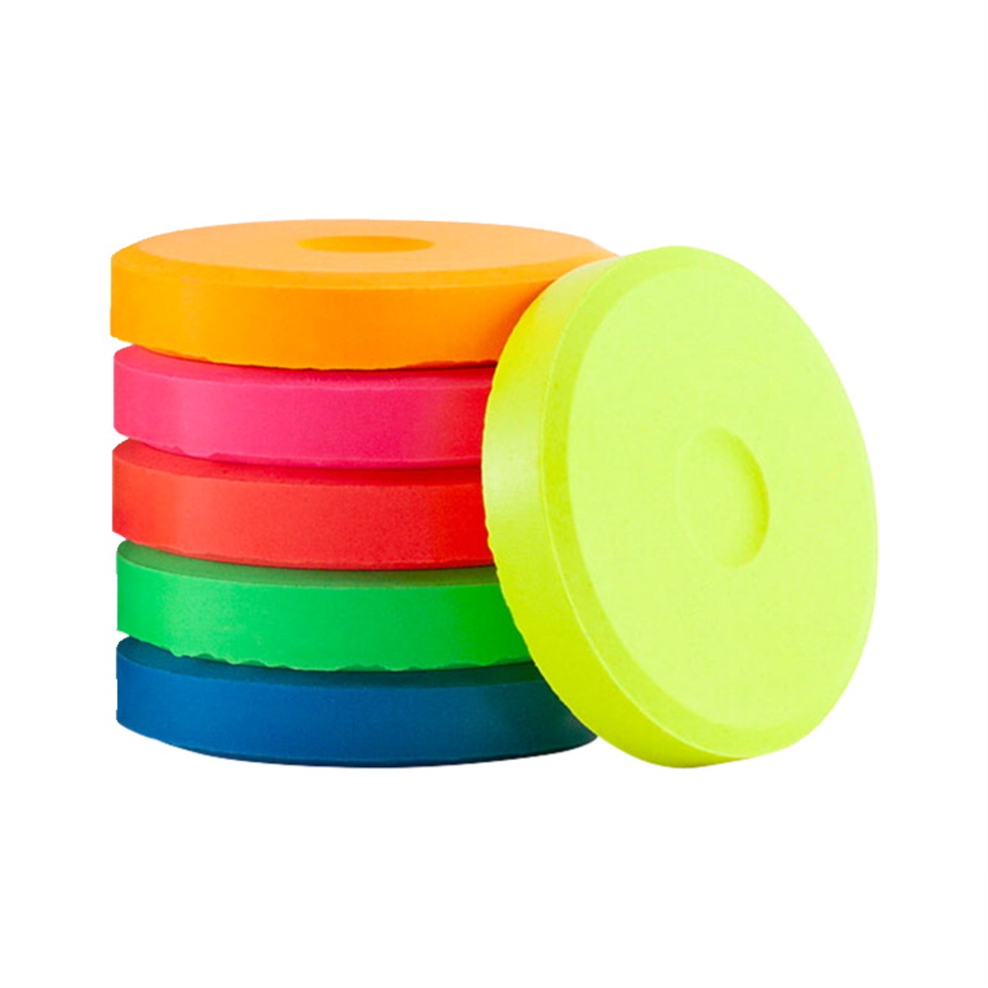 Jack Richeson Mini Tempera Cake Refills, Fluorescent Color, Set Of 6