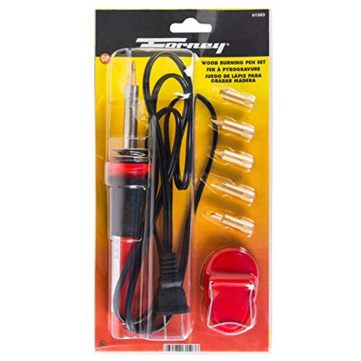 2018680 Wood Burnig Iron Kit 30W Forney Corded Wood Burning Iron Kit 30 W 1 Each (Pack Of 1)