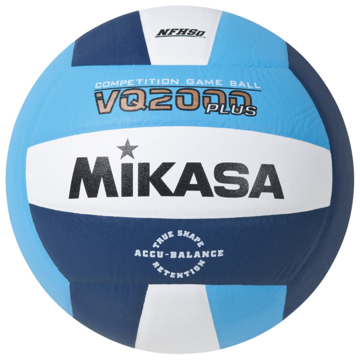 Mikasa Volleyball Nfhs Approved, Size 5, Columbia Blue/Navy/White