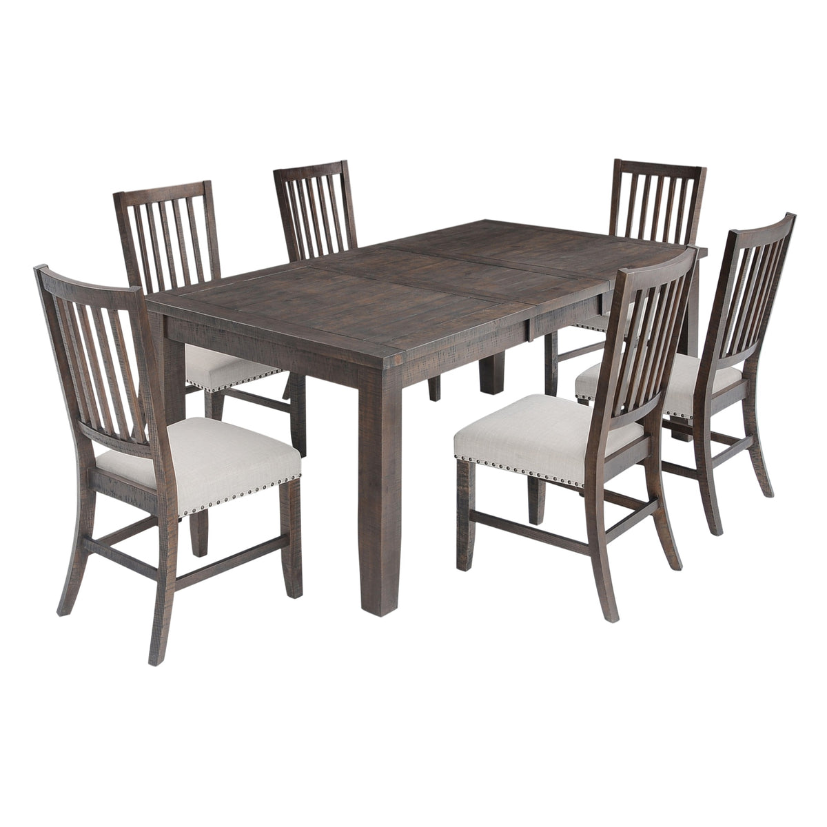 Willow Creek Rustic Distressed 78' Seven-Piece Dining Set