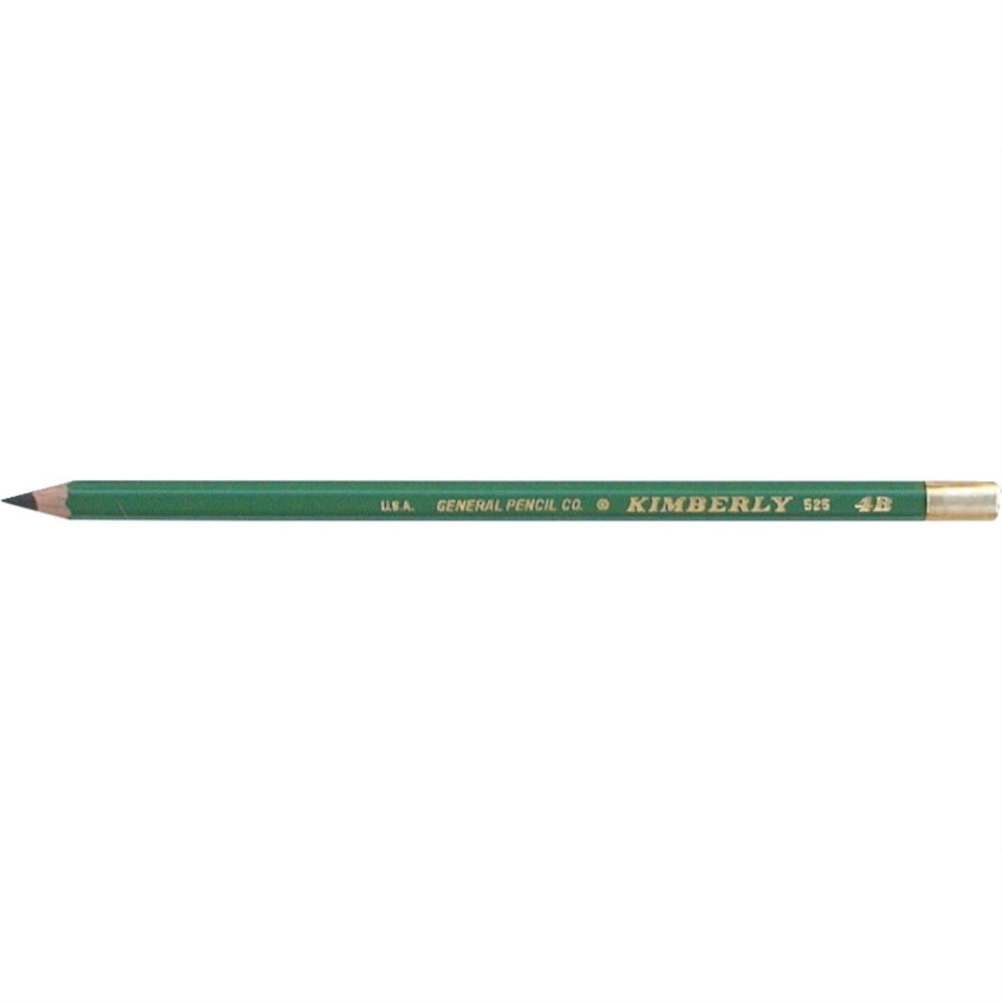 General'S Kimberly Graphite Drawing Pencils, 4B, Pack Of 12