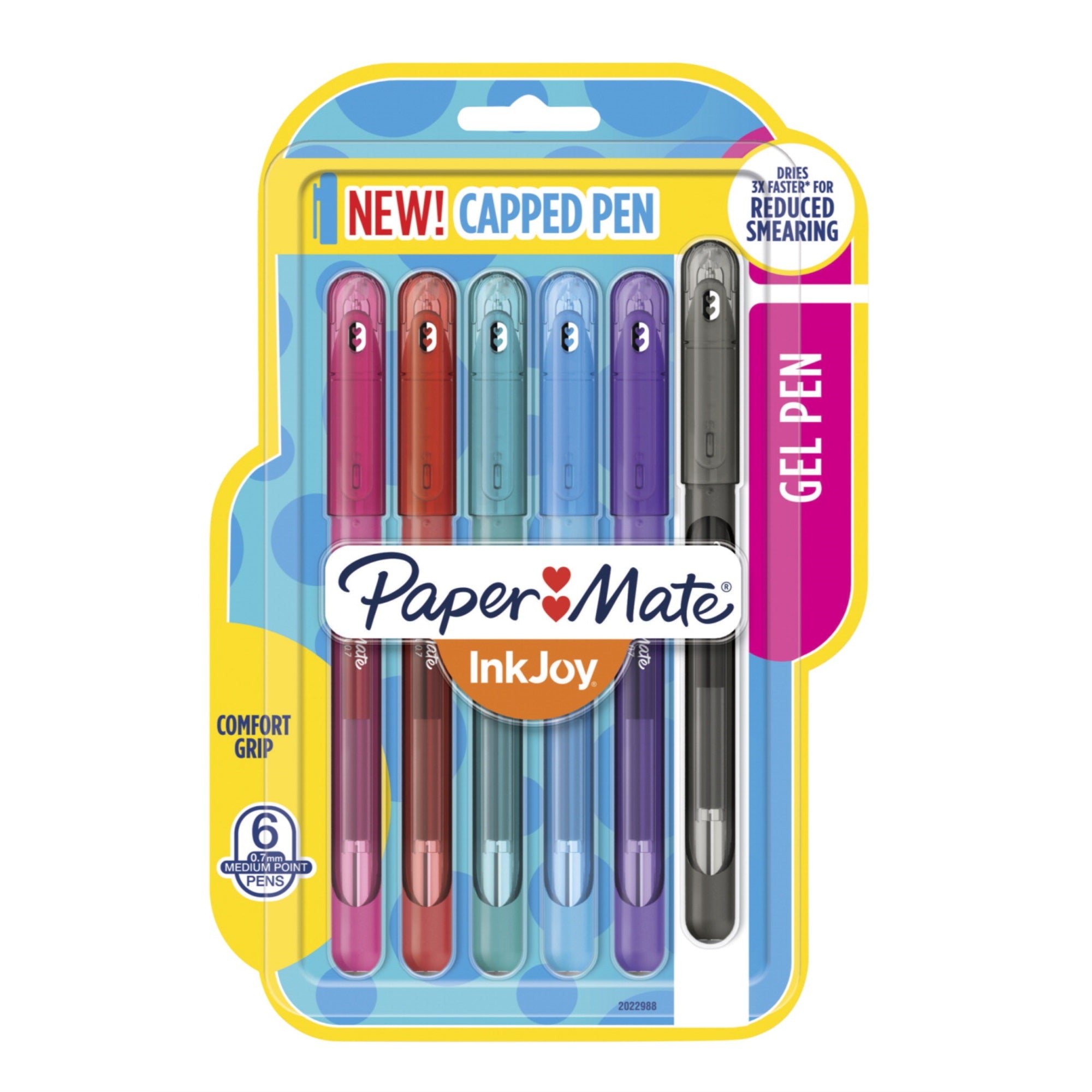 Paper Mate Inkjoy 600St Gel Pens, 0.7 Mm, Assorted, Set Of 6