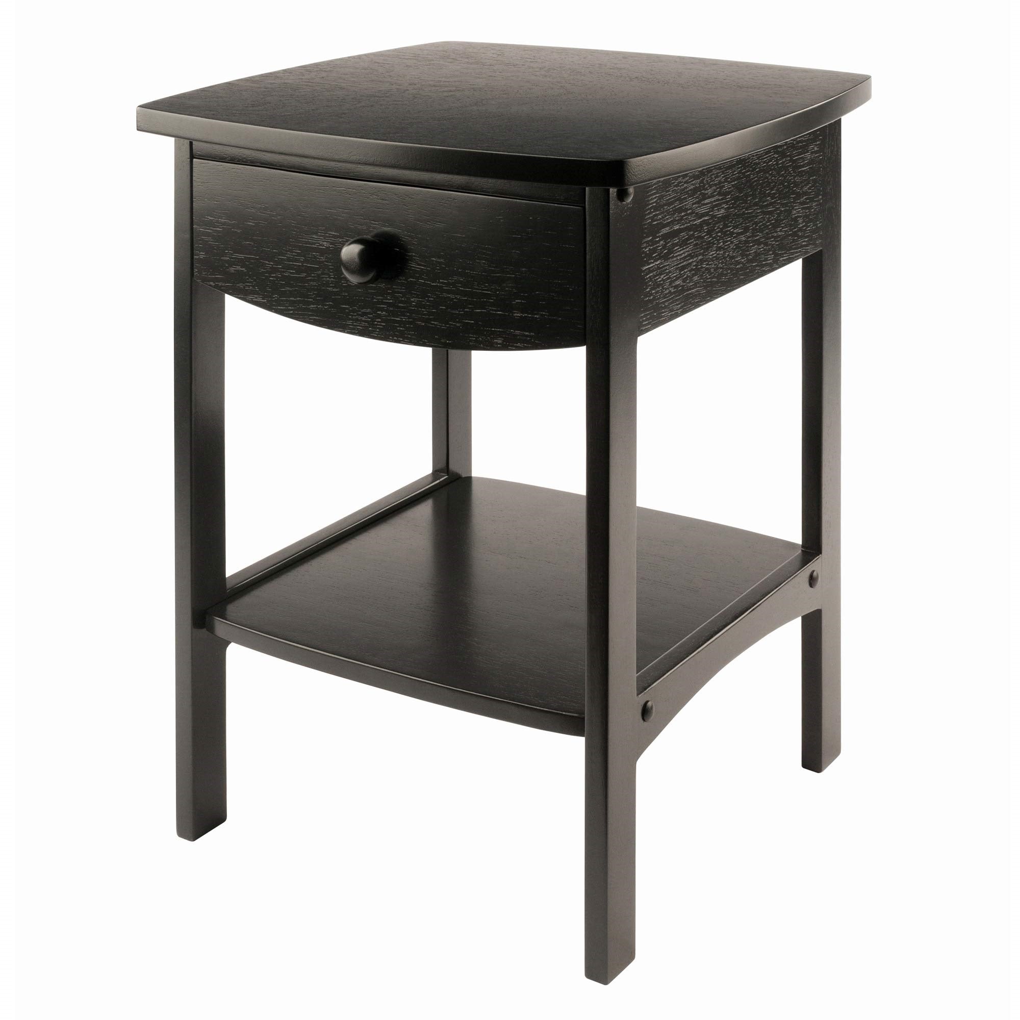 Casafoyer Claire Accent Table, 18 in, Black