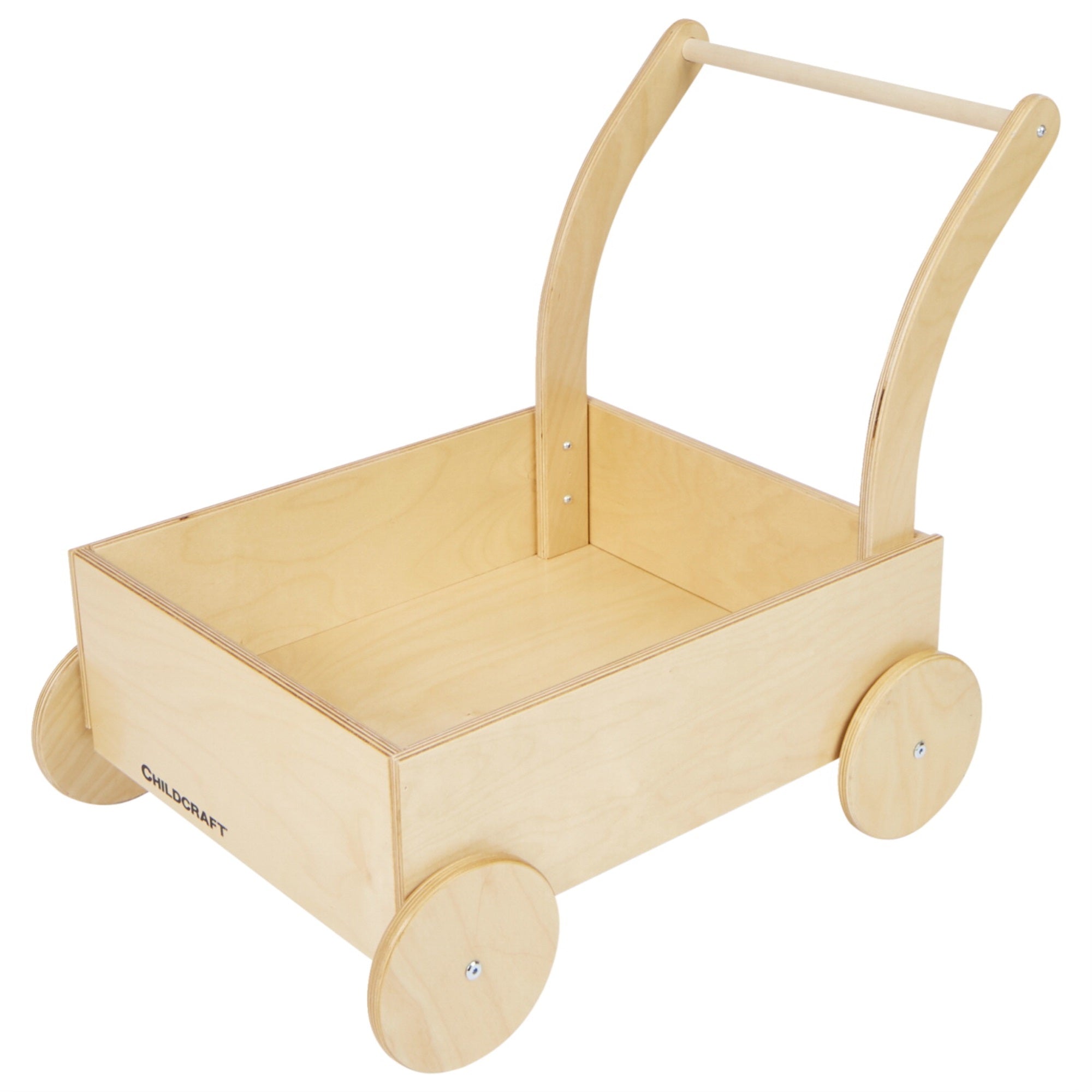 Childcraft Wooden Push Cart