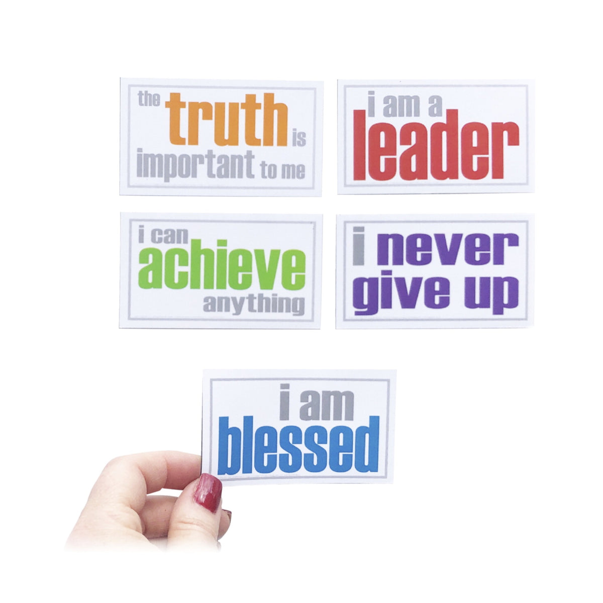 Inspired Minds Encouragement Booster Set - Set Of 5 Magnets