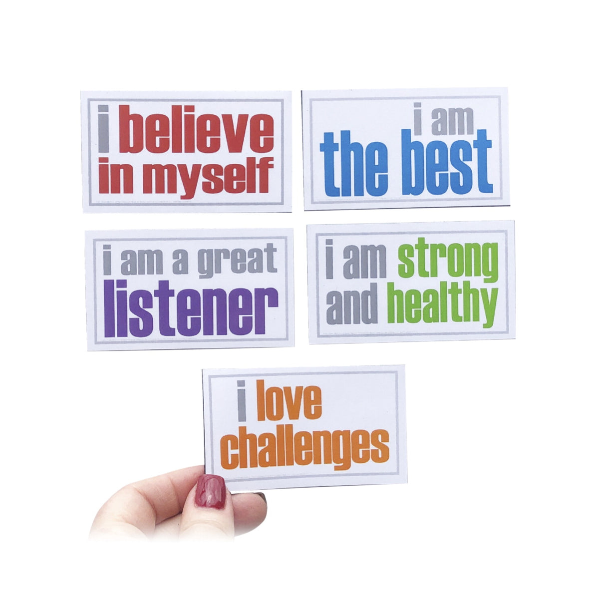 Inspired Minds Positivity Booster Set - Set Of 5 Magnets