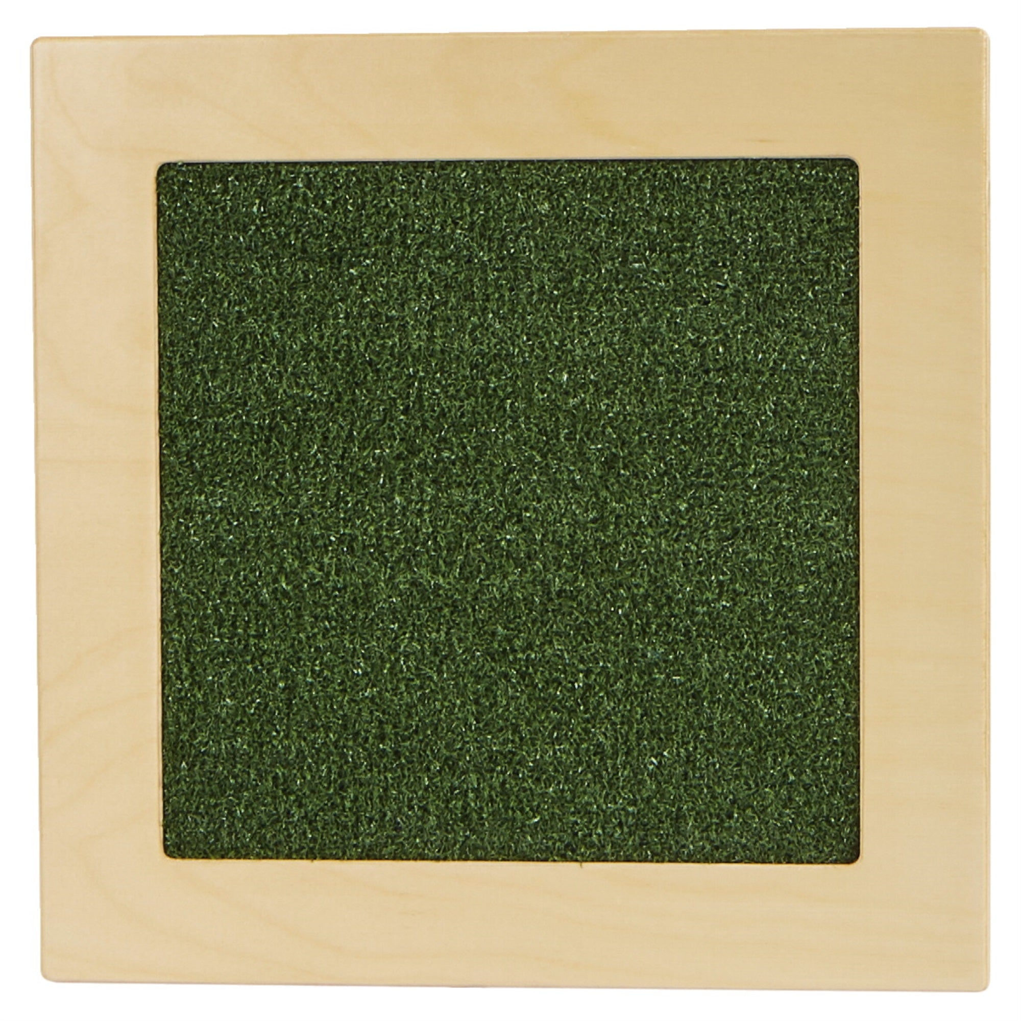 Abilitations Tactile Sensory Panel, Turf Grass, 15 X 15 X 3/4 Inches