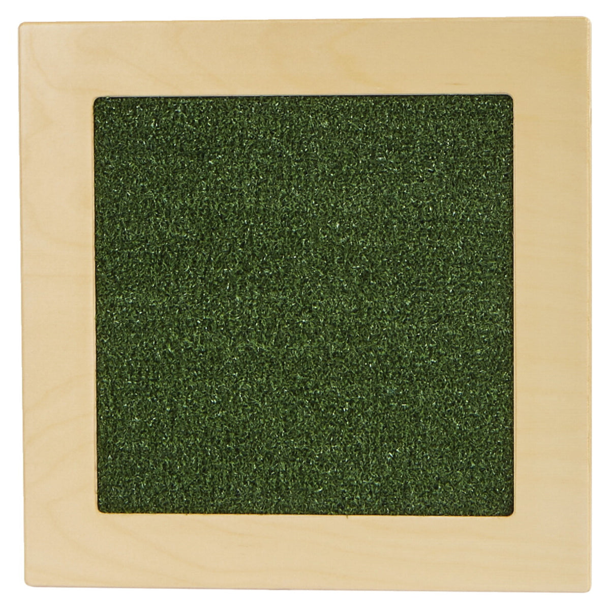 Abilitations Tactile Sensory Panel, Turf Grass, 15 X 15 X 3/4 Inches