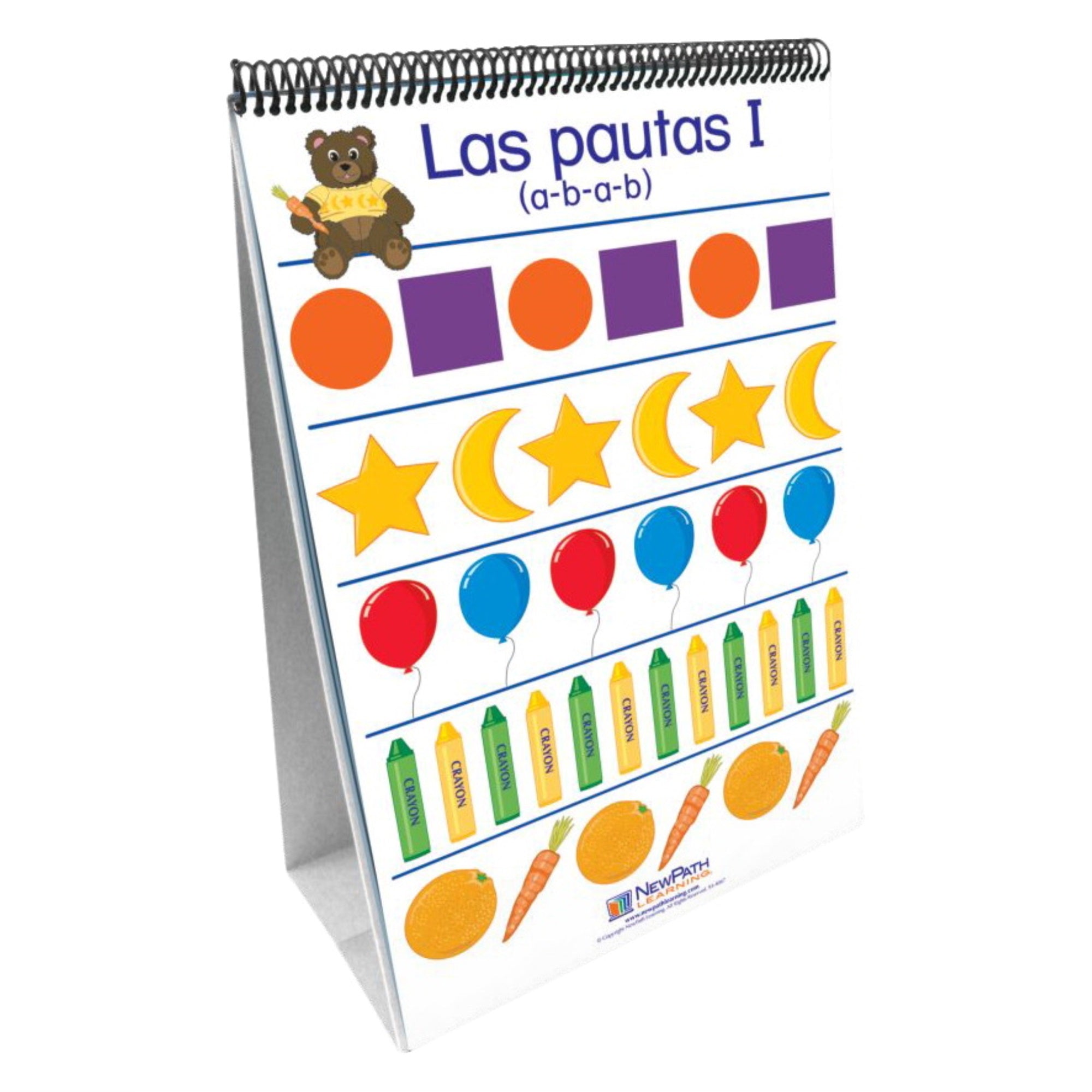 Newpath Learning Patterns &Amp; Sorting Flip Charts Set - Spanish Language