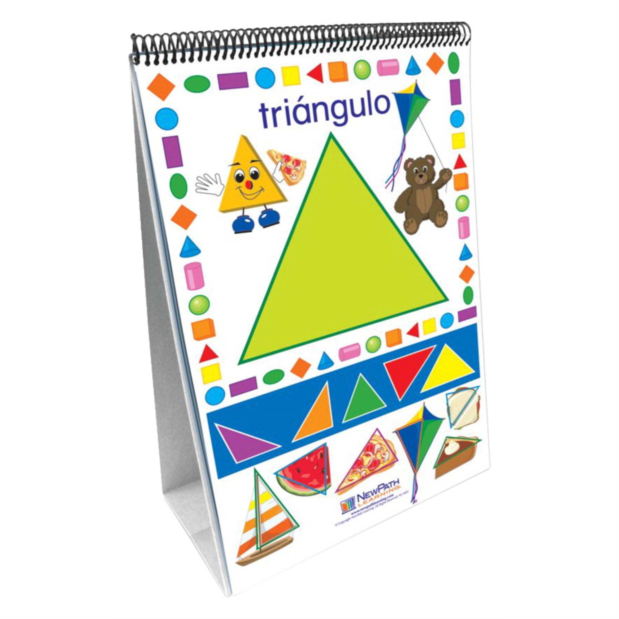 Newpath Learning Exploring Shapes Flip Charts Set - Spanish Language