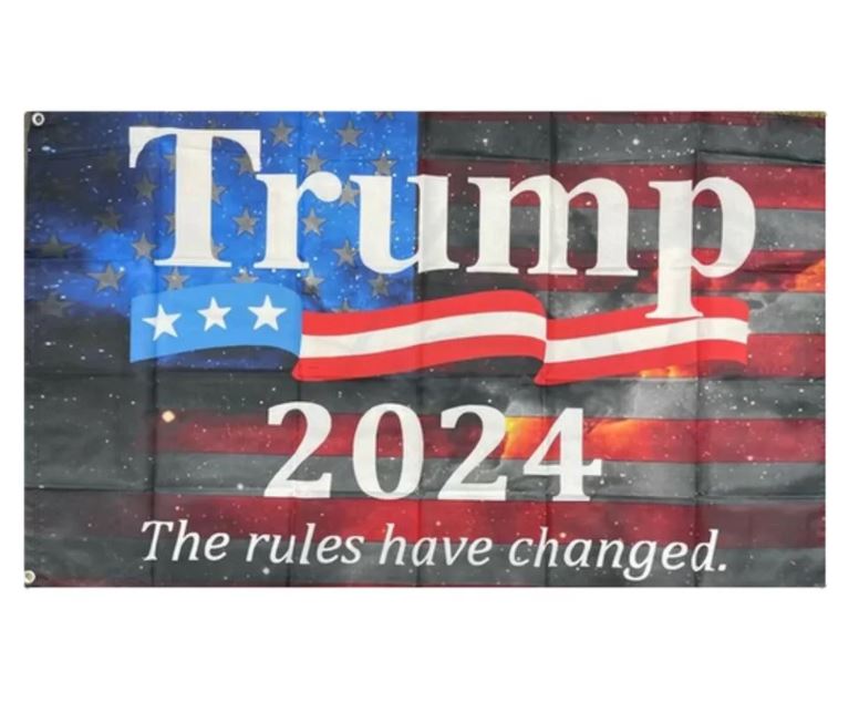 2024 Donald Trump Rules Have Changed 3x5 Indoor Outdoor Flag Thick Fabric Waterproof
