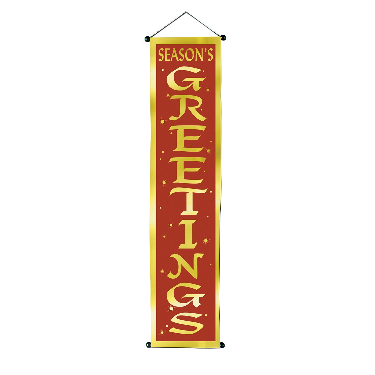Seasons Greetings Velvet-Lame Door Pnl