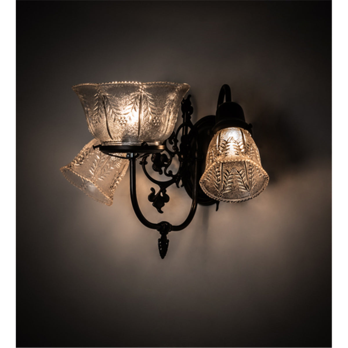15' Wide Revival Gas & Electric 3 Light Wall Sconce