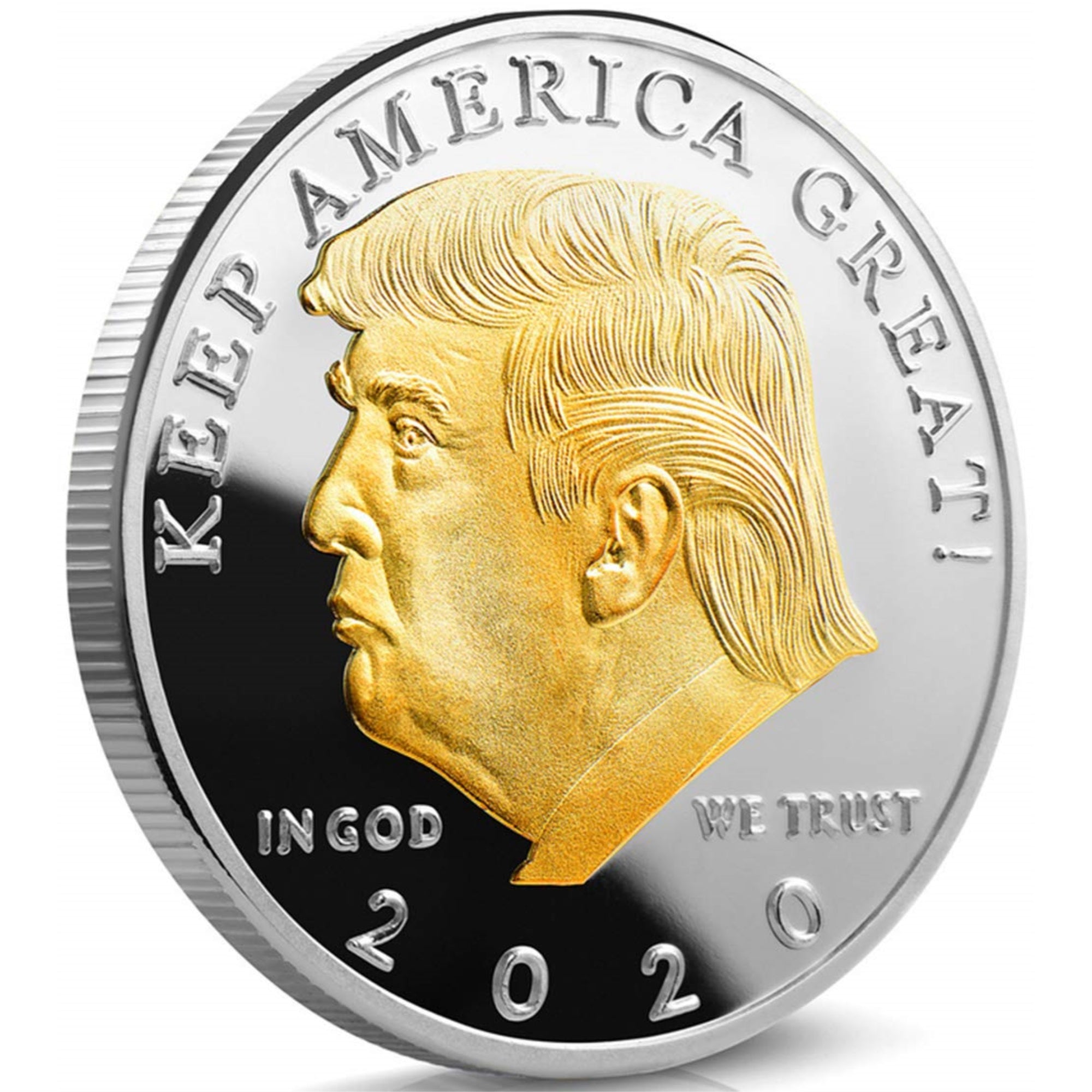 2020 Donald Trump Commemorative Silver Head